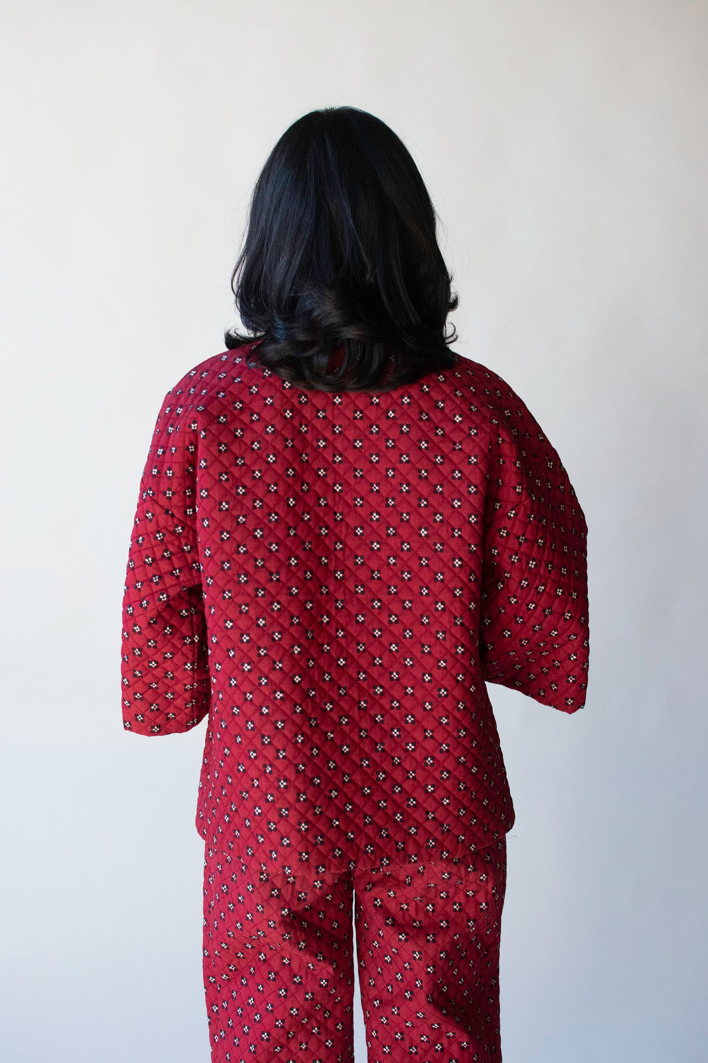 Quilted Pants Suit | Marimekko 1975