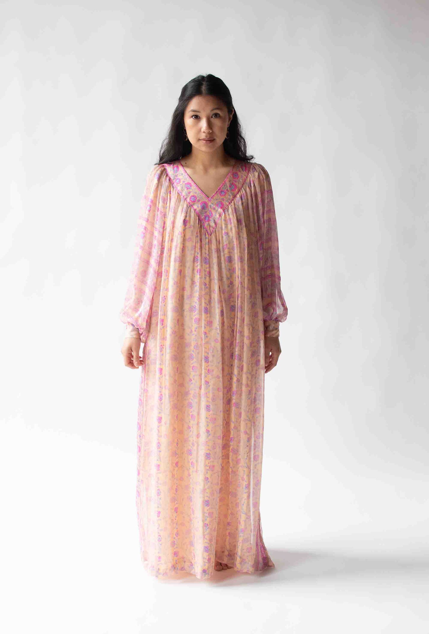 1970s Silk Dress | Raksha of Hindimp London