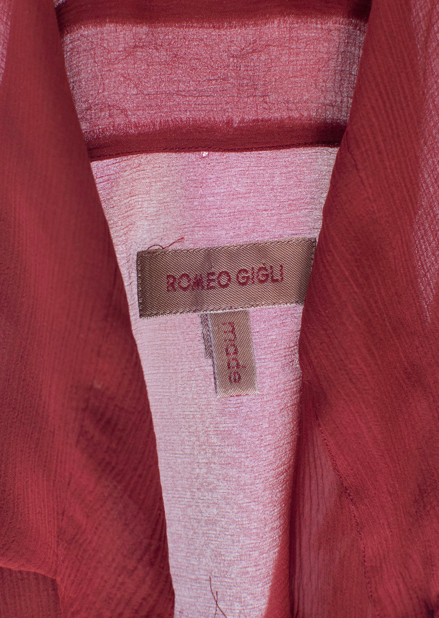 Billowy Chiffon Shirt | Romeo Gigli 1992