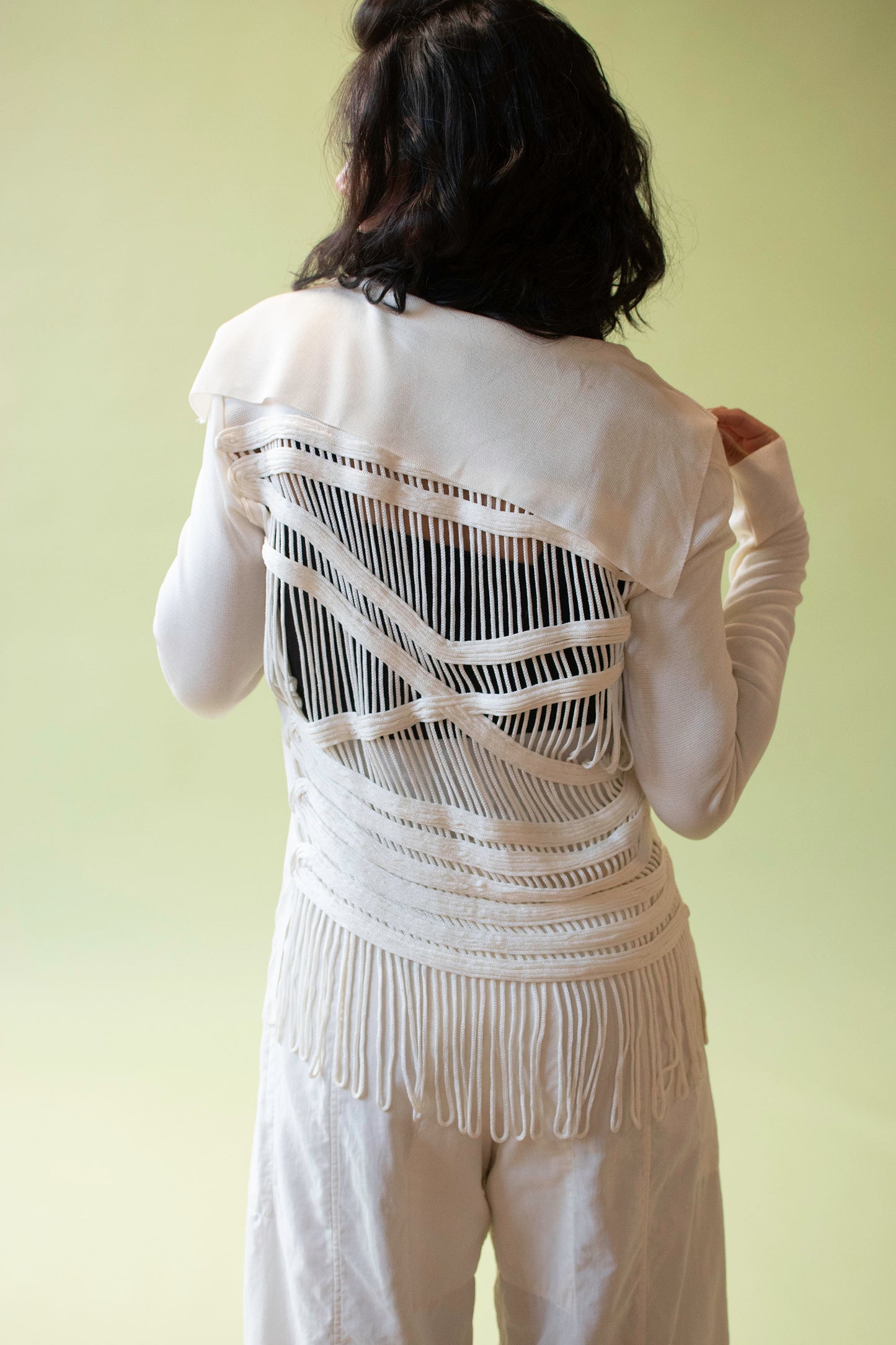 String Knit Cardigan | Ernestina Cerini SS 1993