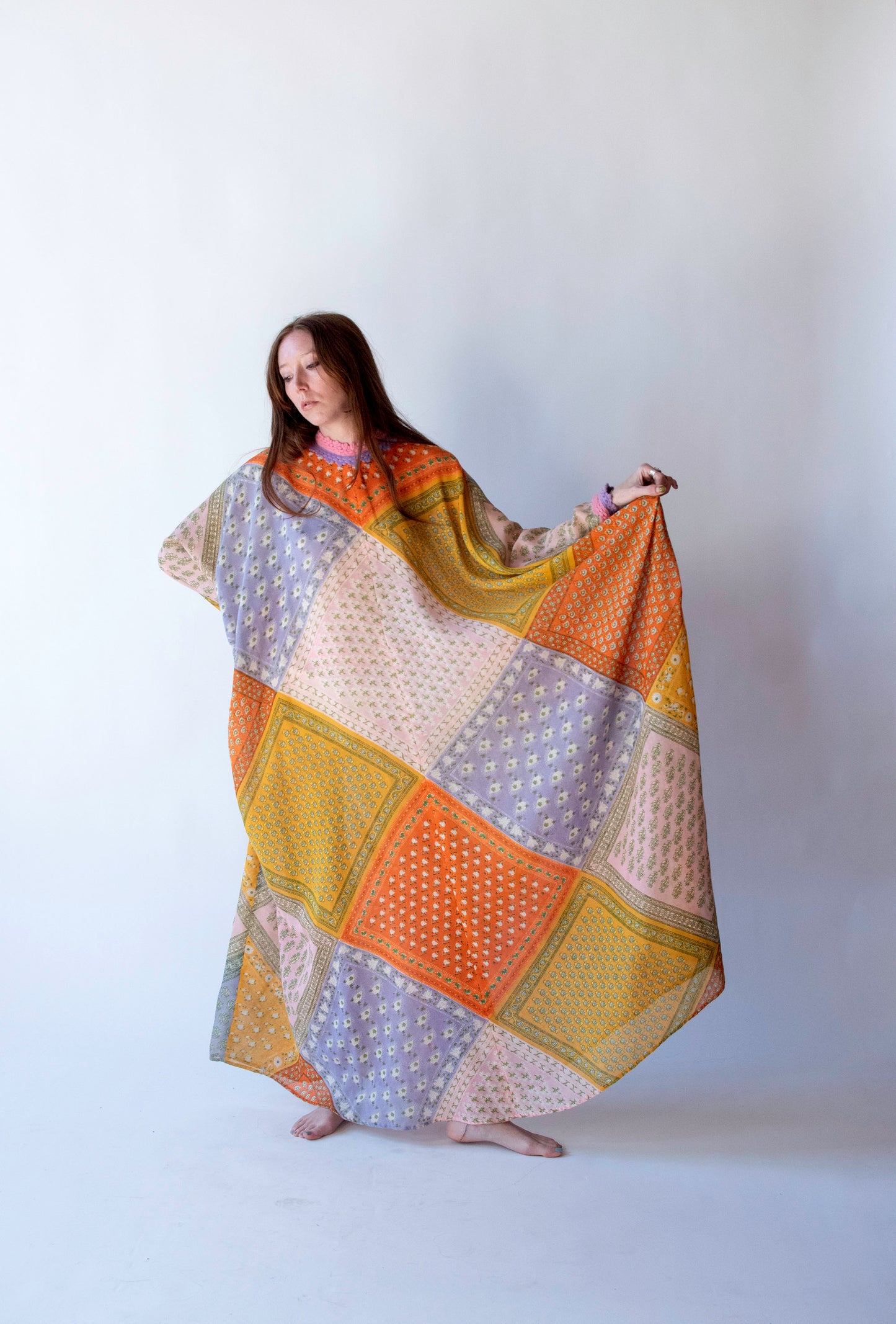1970s Bandanna Print Caftan | B.Cohen by Jaconelli