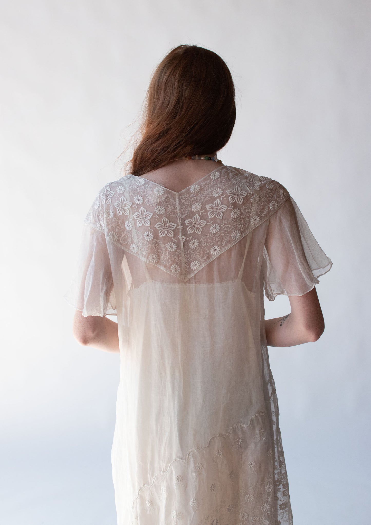 1920s Embroidered Dress