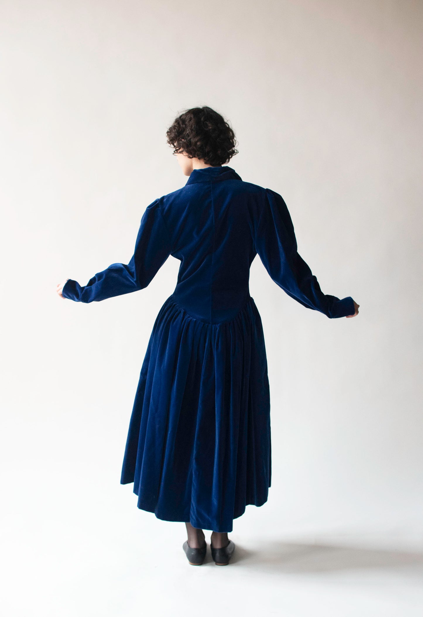Blue Velvet Dress | Norma Kalmali
