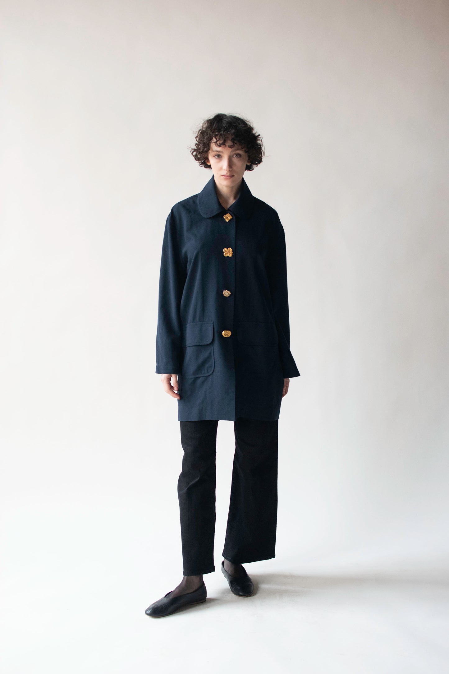Navy Wool Jacket | Todd Oldham