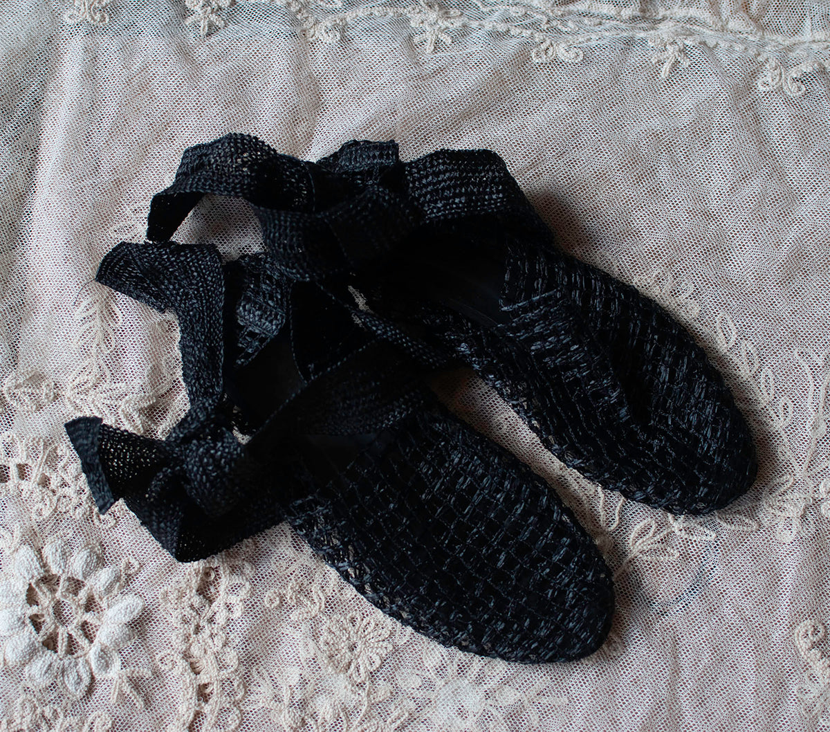 Raffia Flats | Romeo Gigli