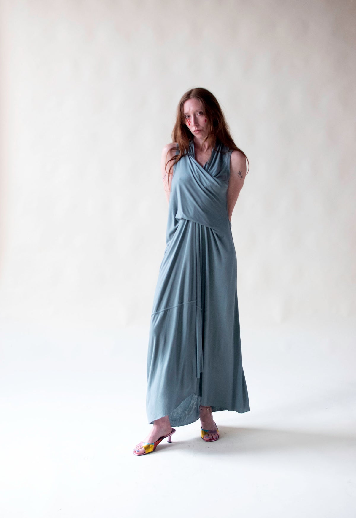 Steel Blue Jersey Dress | Rick Owens Lillies