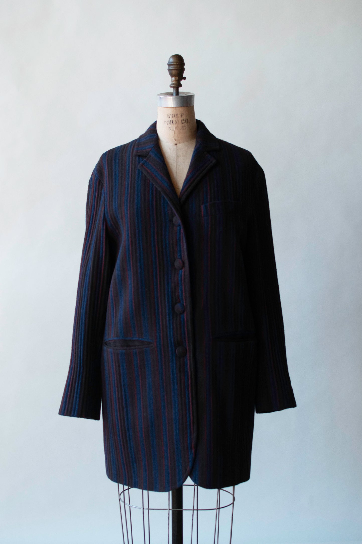 Blue Pinstripe Blazer | G Gigli