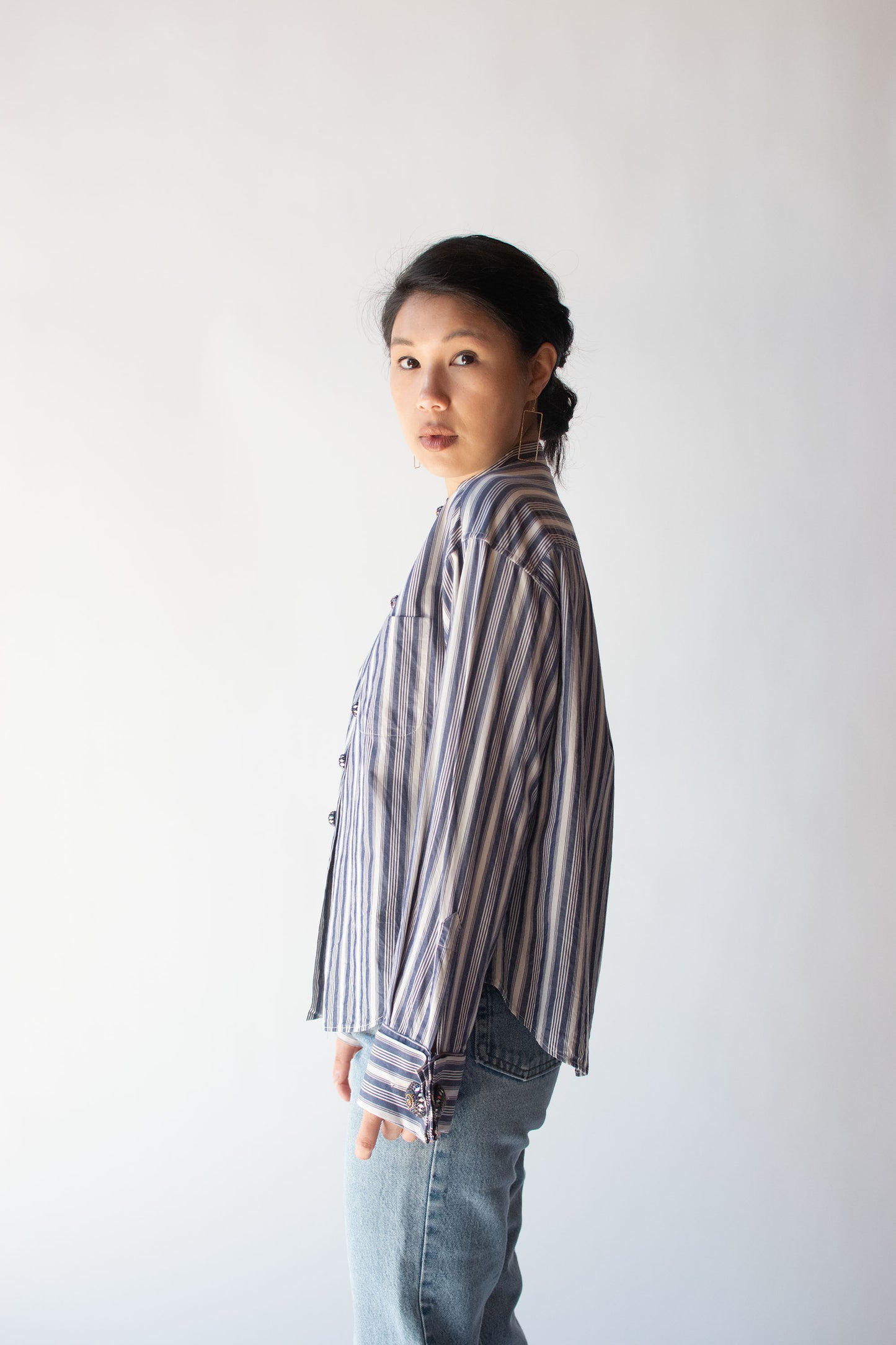 Striped Blouse | Romeo Gigli 1994