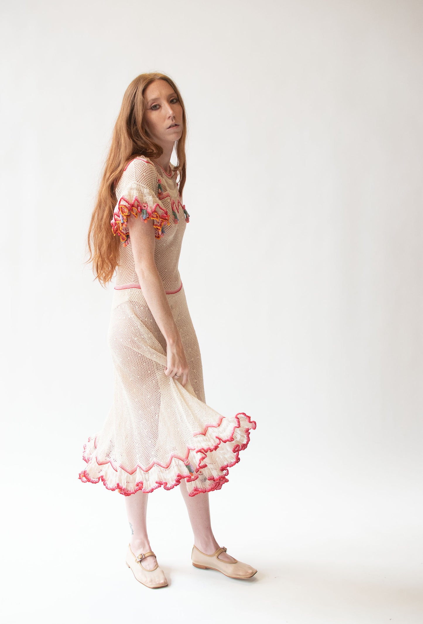 1980s Crochet Dress