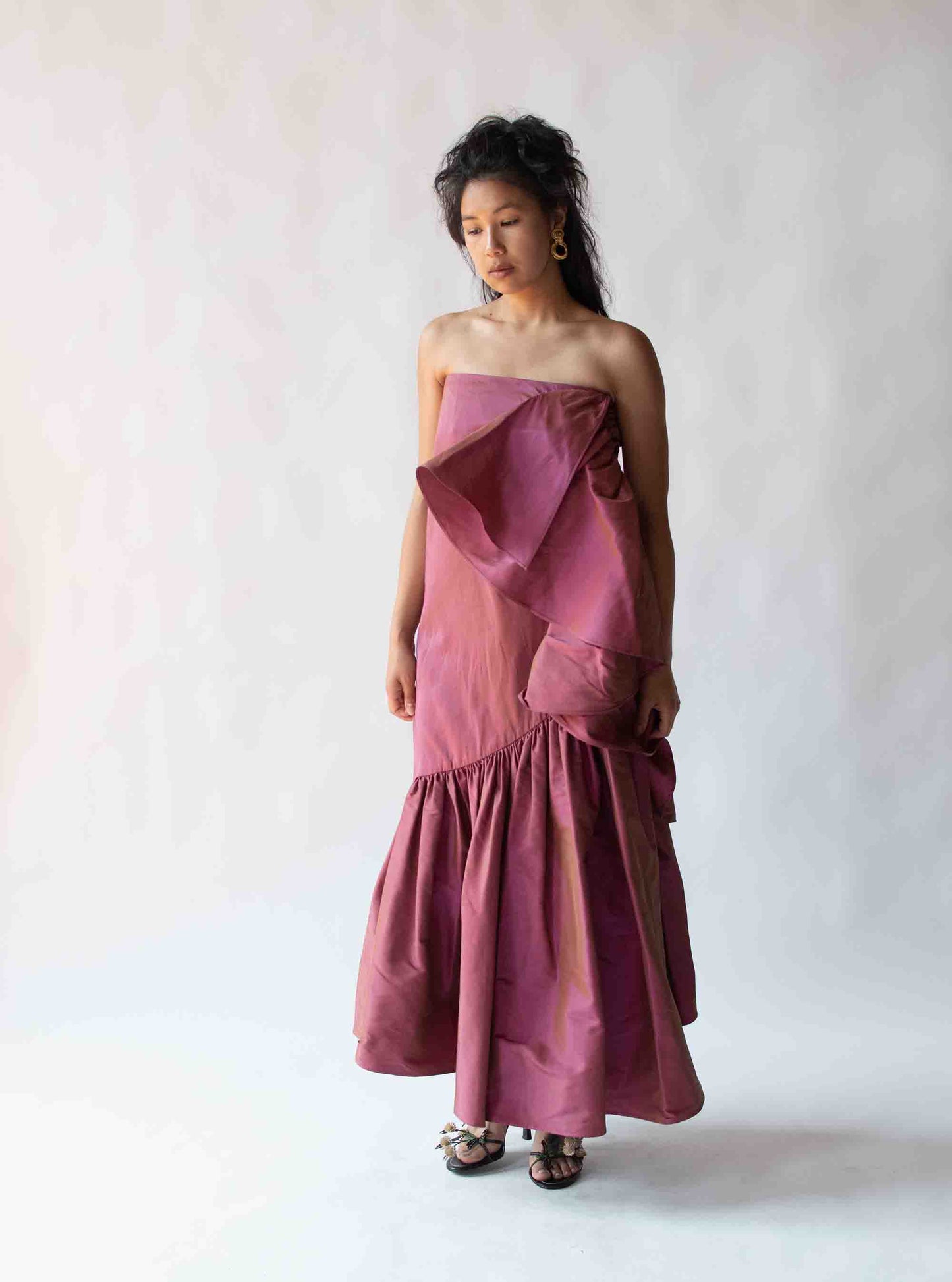 Iridescent Rose Ball Skirt | Oscar de la Renta FW 2001