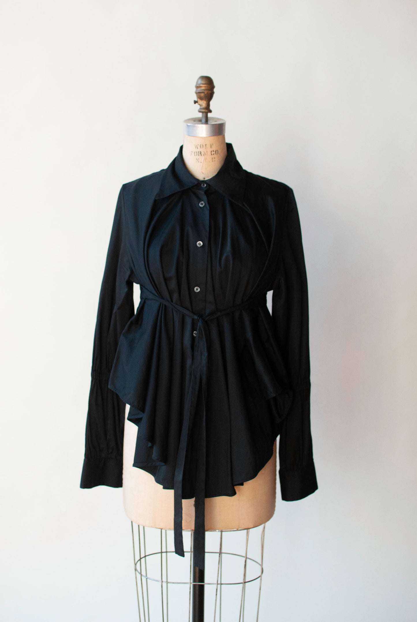 Black Draped Shirt | Vivienne Westwood