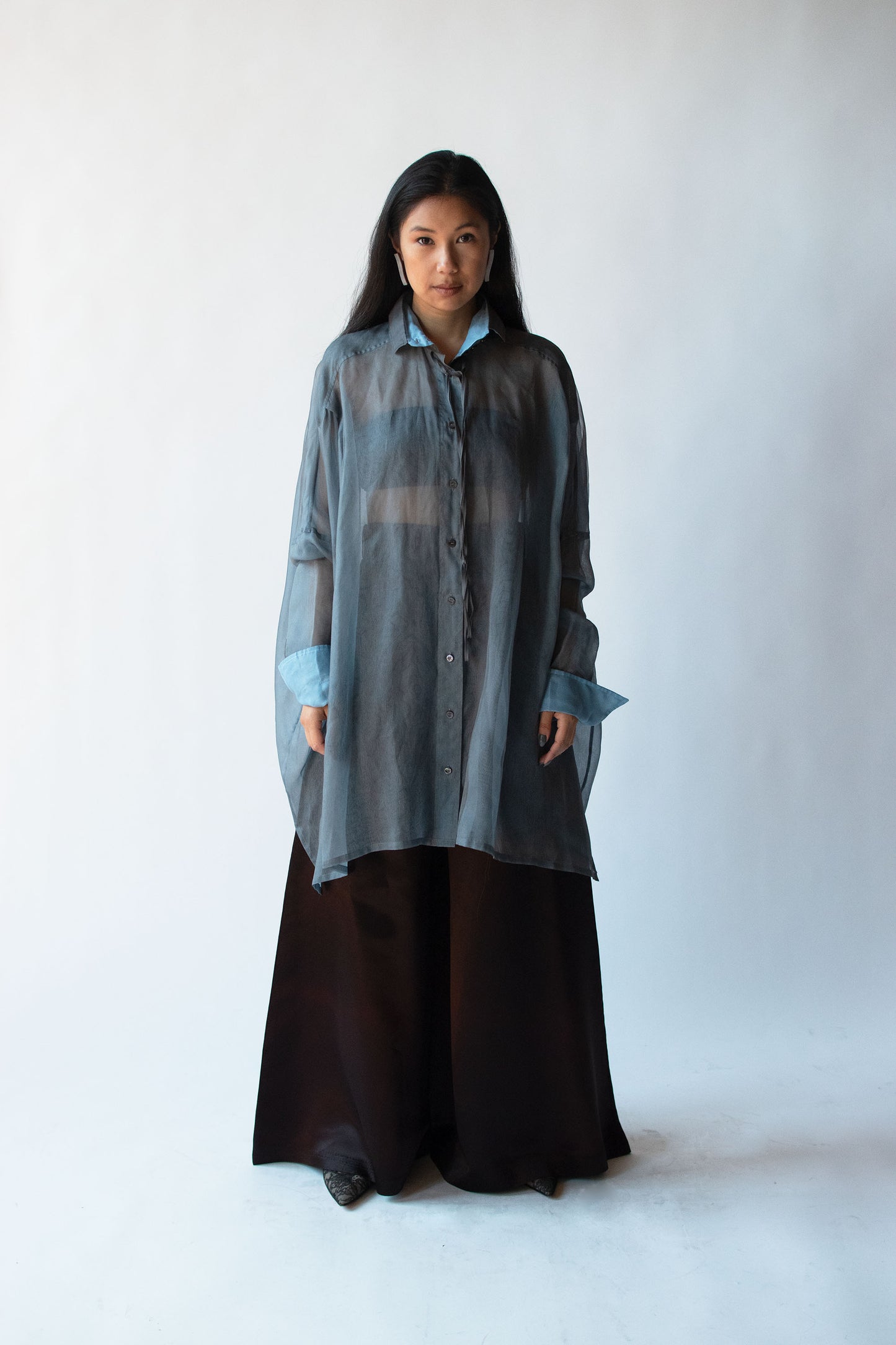 1990s Organza Tunic | Gianfranco Ferre