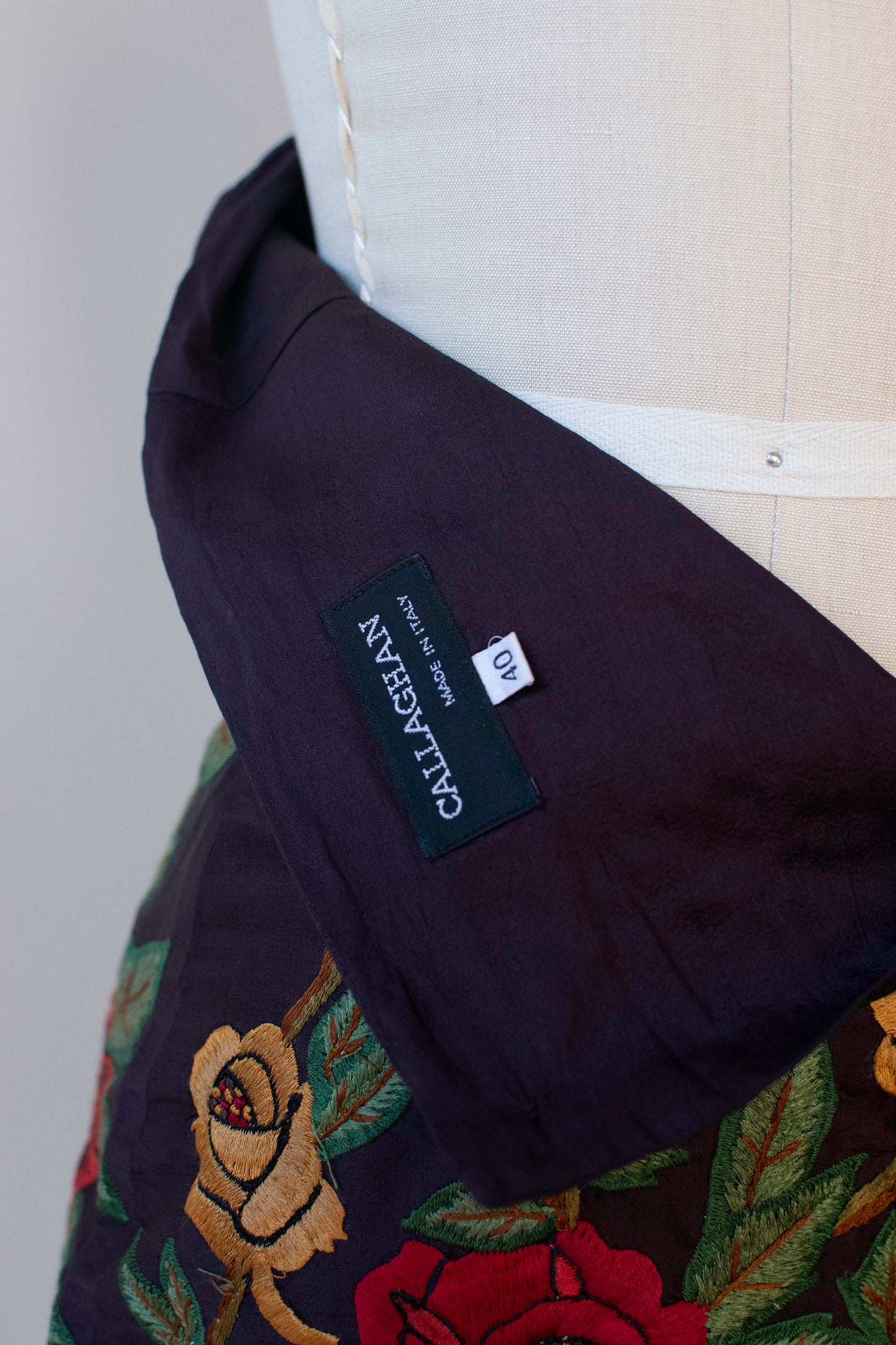 Piano Shawl Skirt | Romeo Gigli for Callaghan 1990s