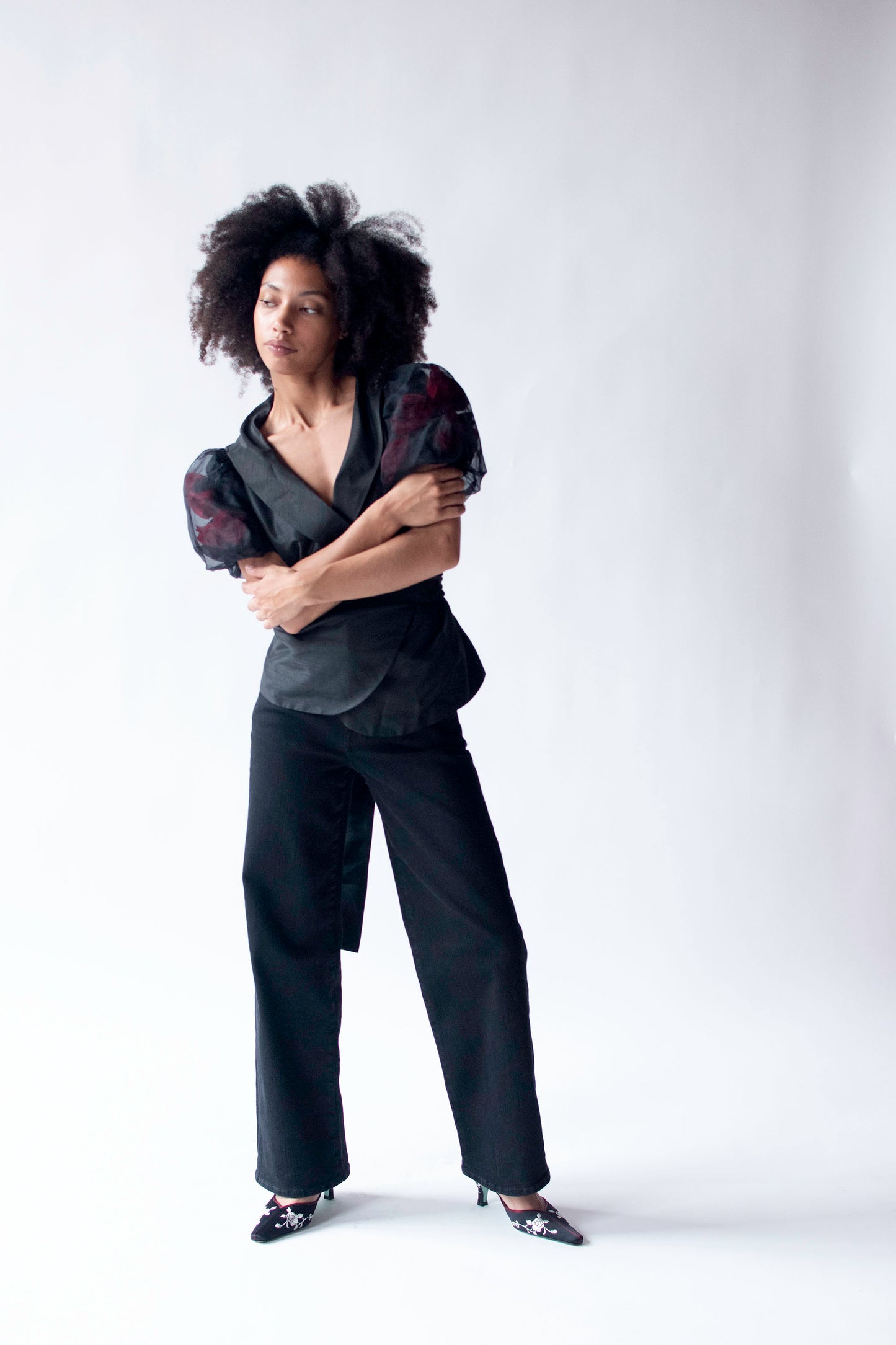 Rose Sleeve Jacket | Victor Costa