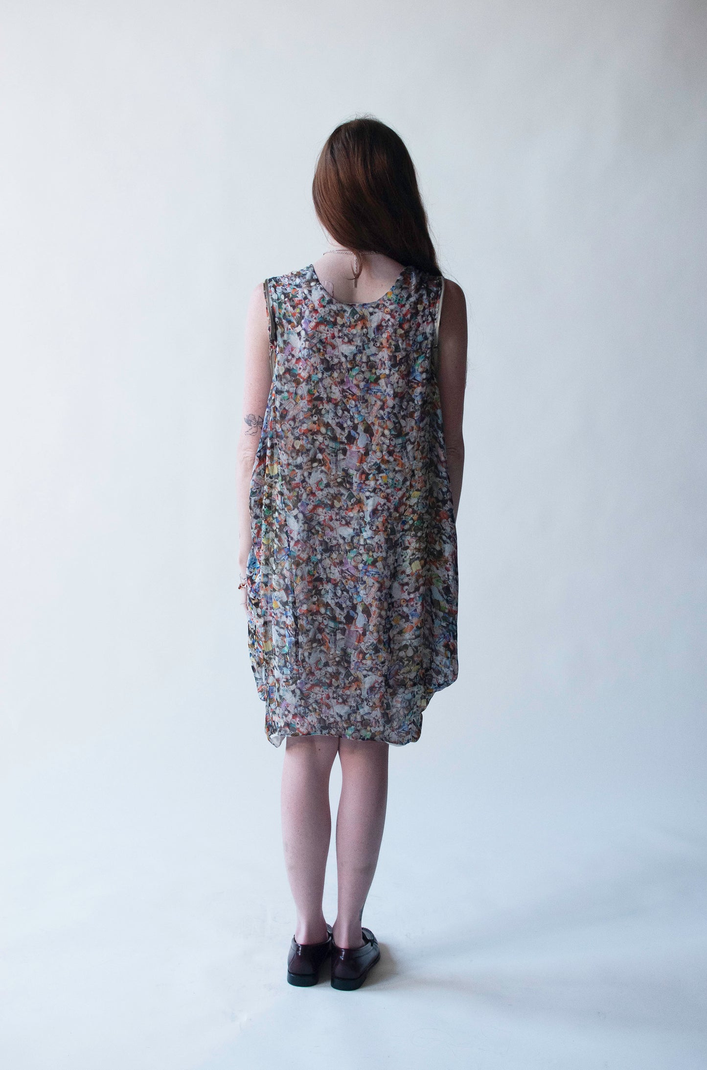 Trash Print Dress | Hussein Chalayan