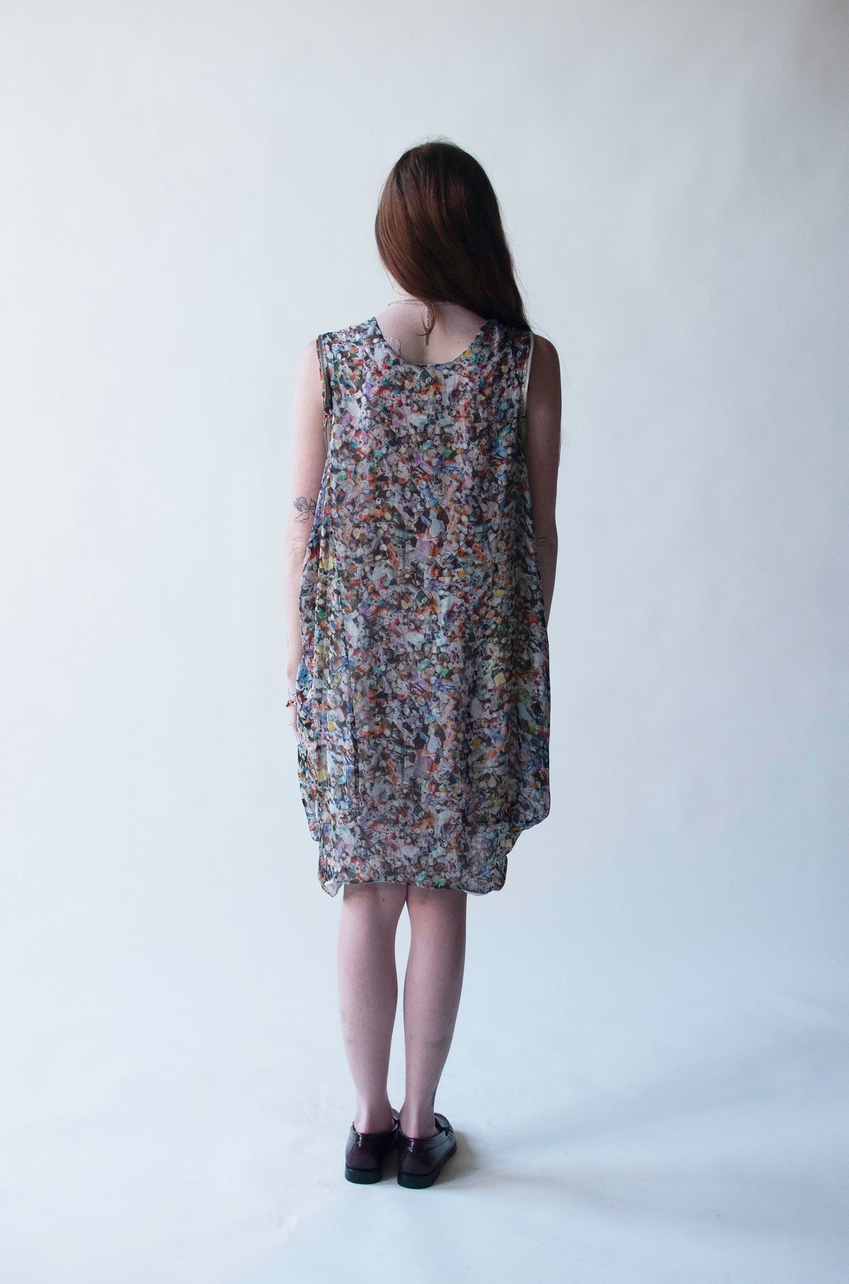 Trash Print Dress | Hussein Chalayan
