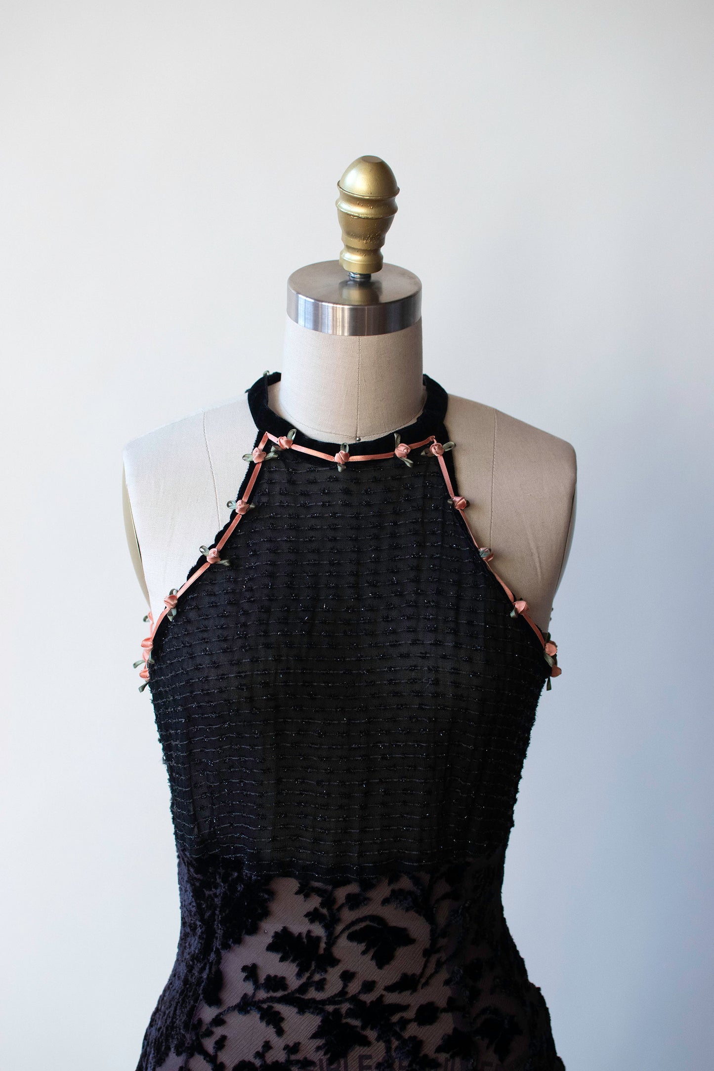1990s Chiffon Burnout Velvet Dress | Voyage Invest in the Original