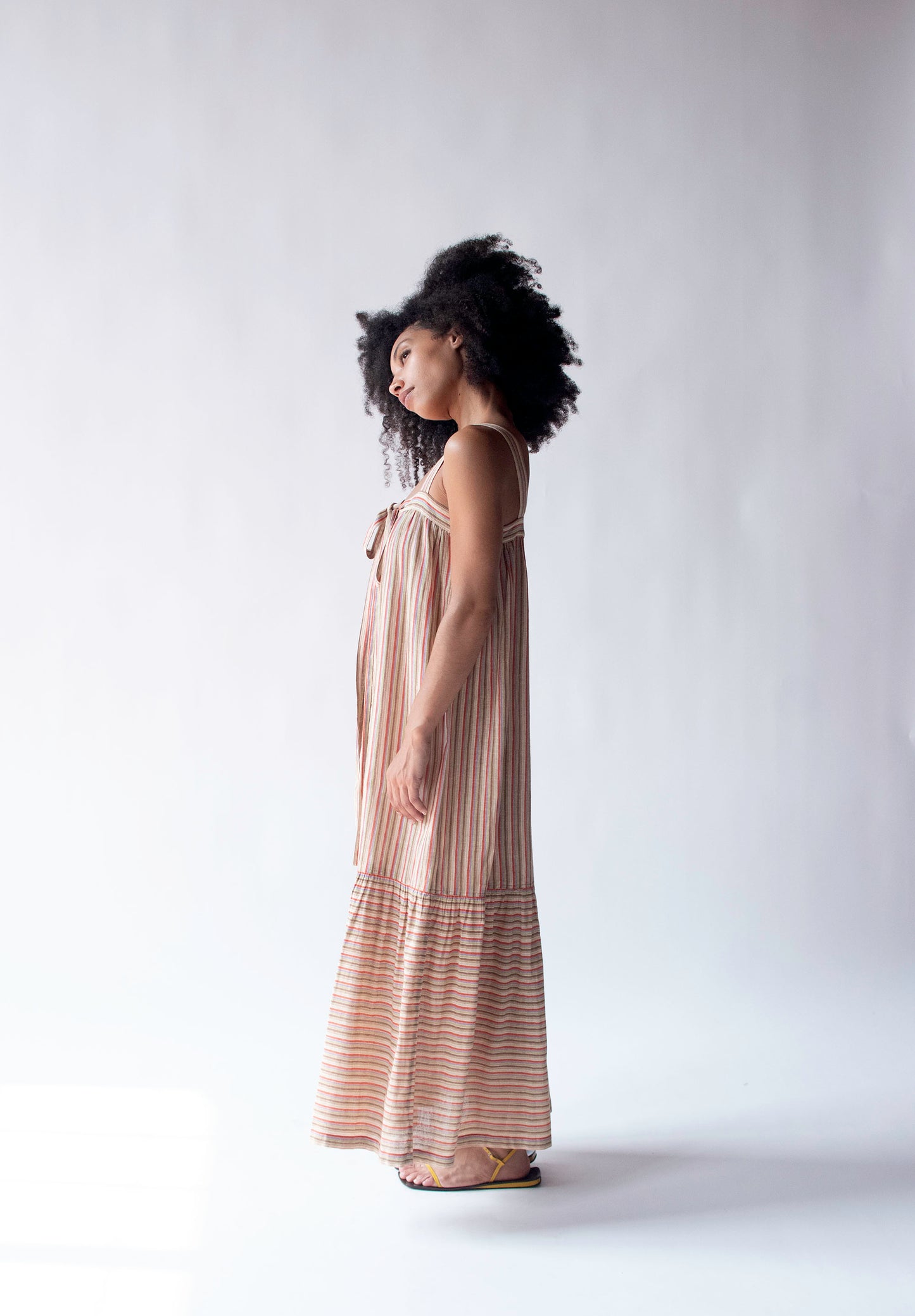 1970s Stiped Sundress | Yves Saint Laurent