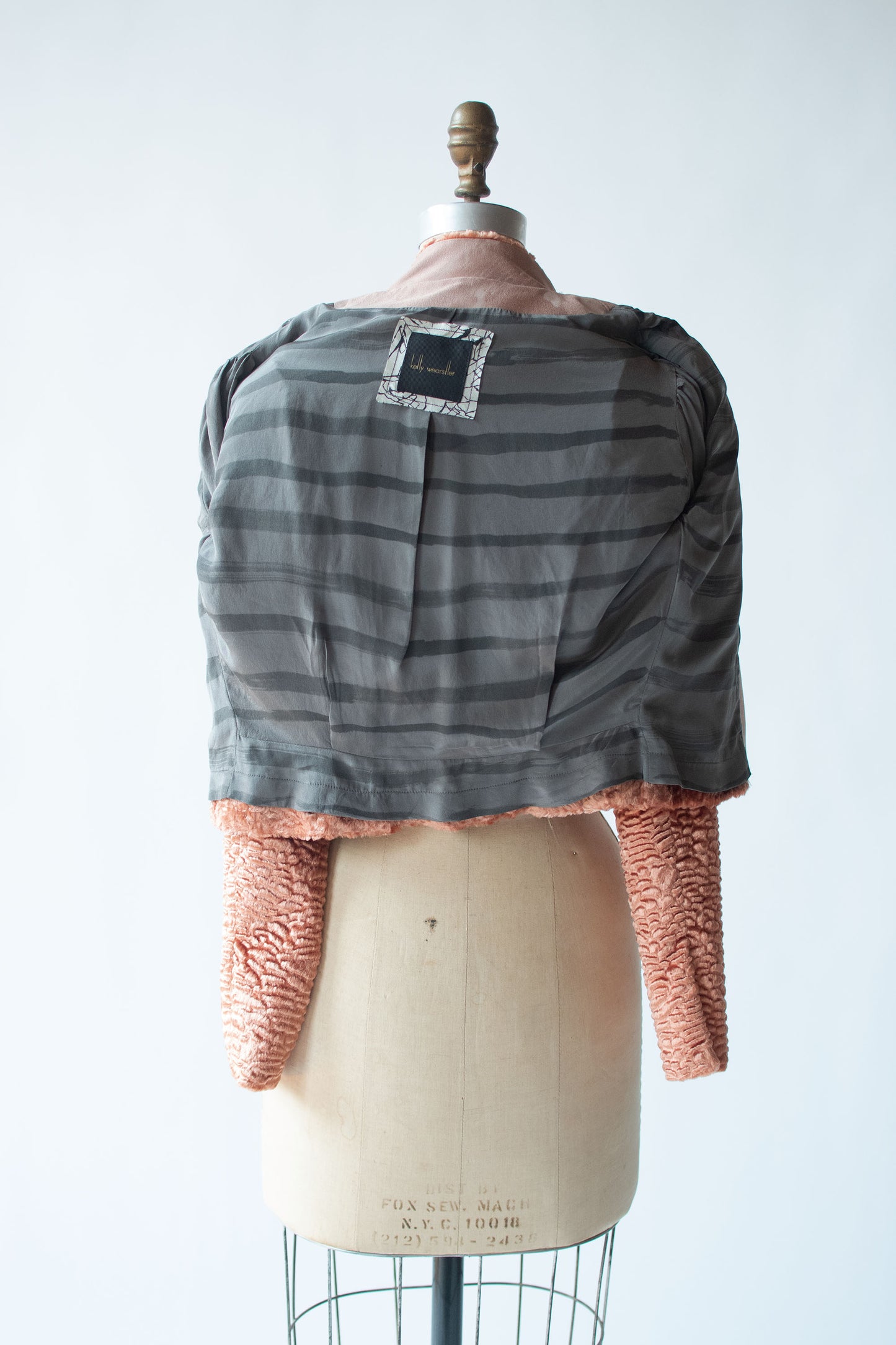 Textured Mutton Sleeve Jacket | Kelly Wearstler