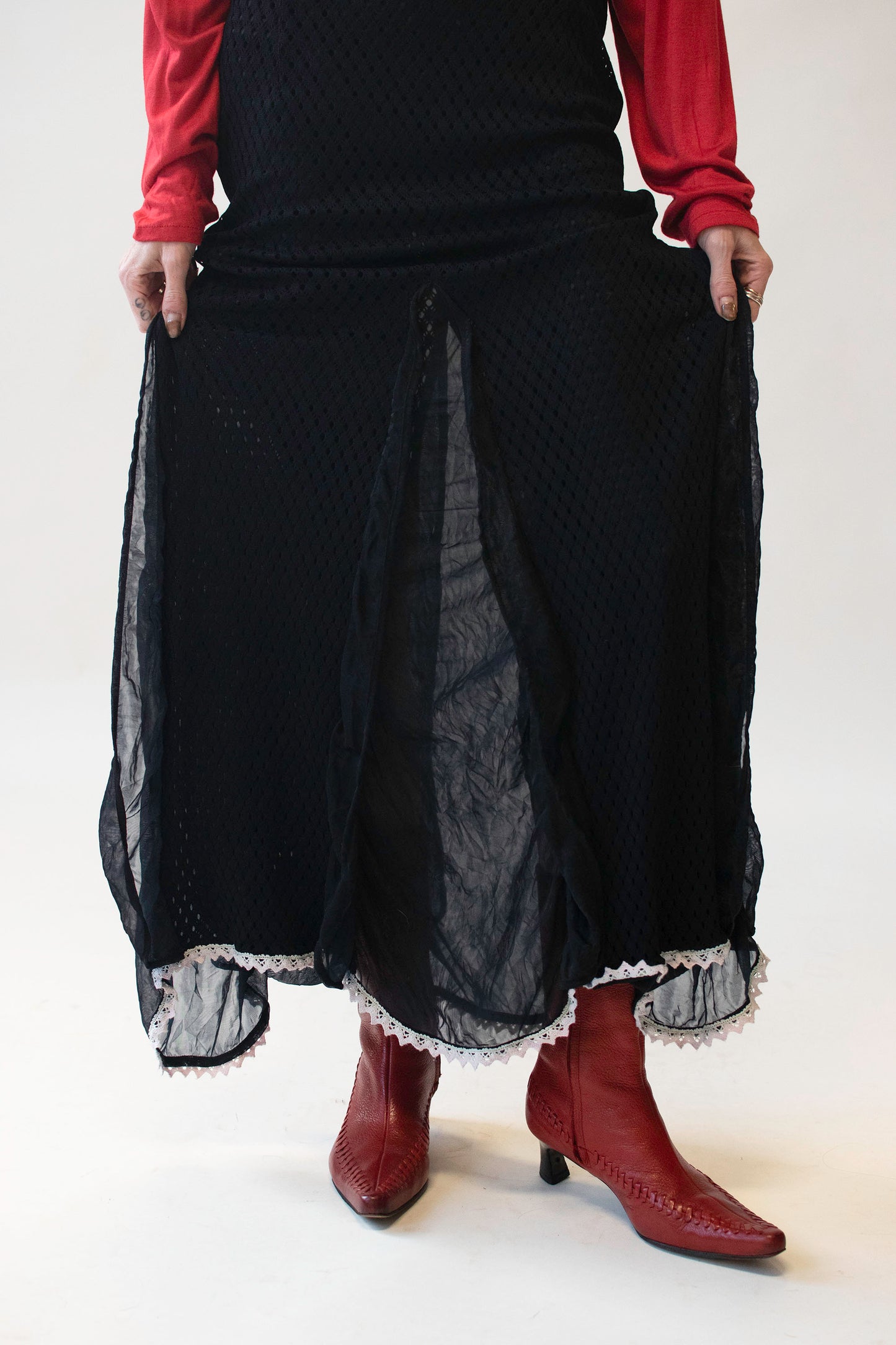 Black Mesh Skirt | Voyage Invest in the Original