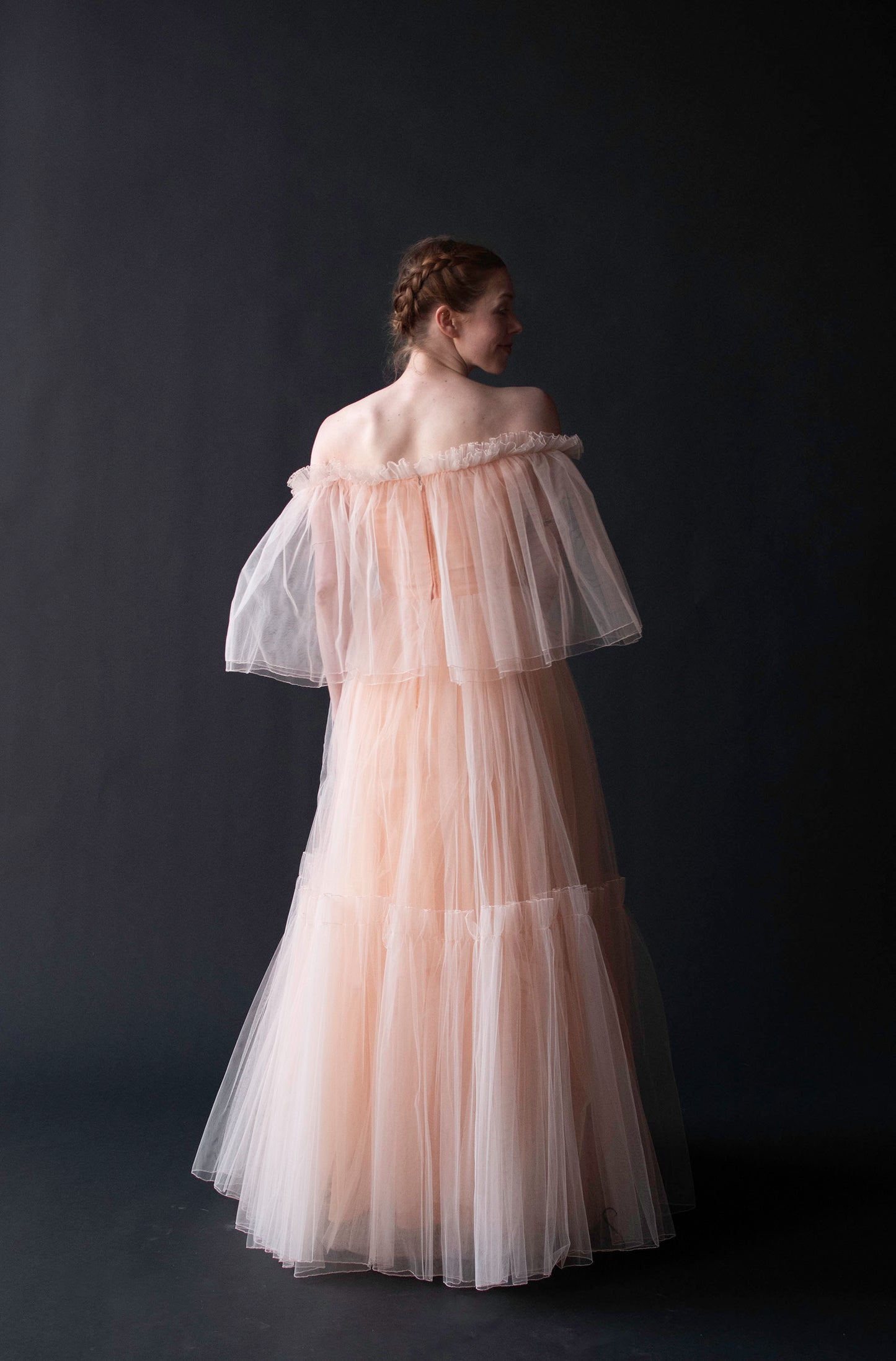 Peach Tulle Dress | Murray Arbeid