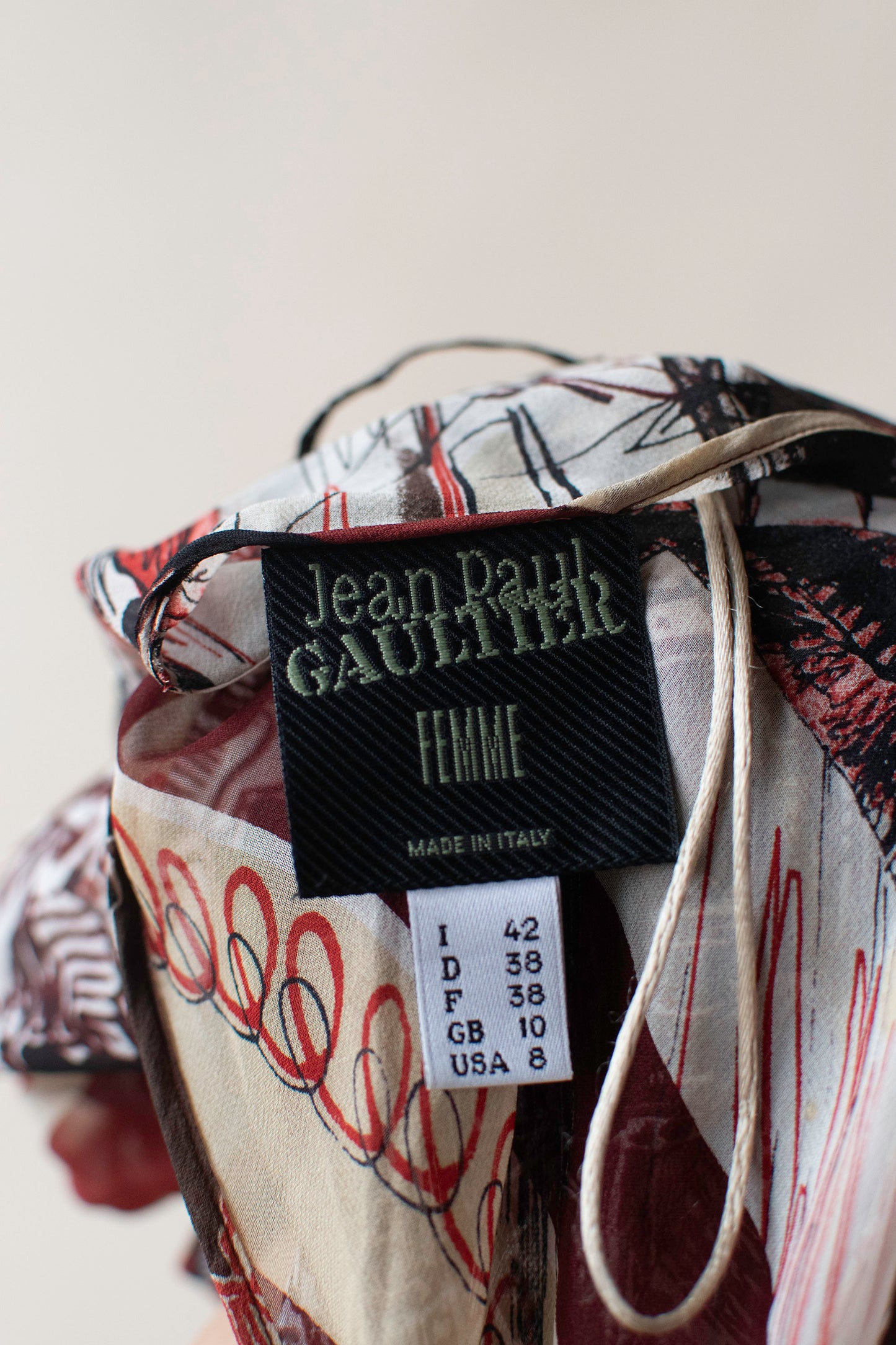 Chiffon Halter Dress | Jean Paul Gaultier SS 2001