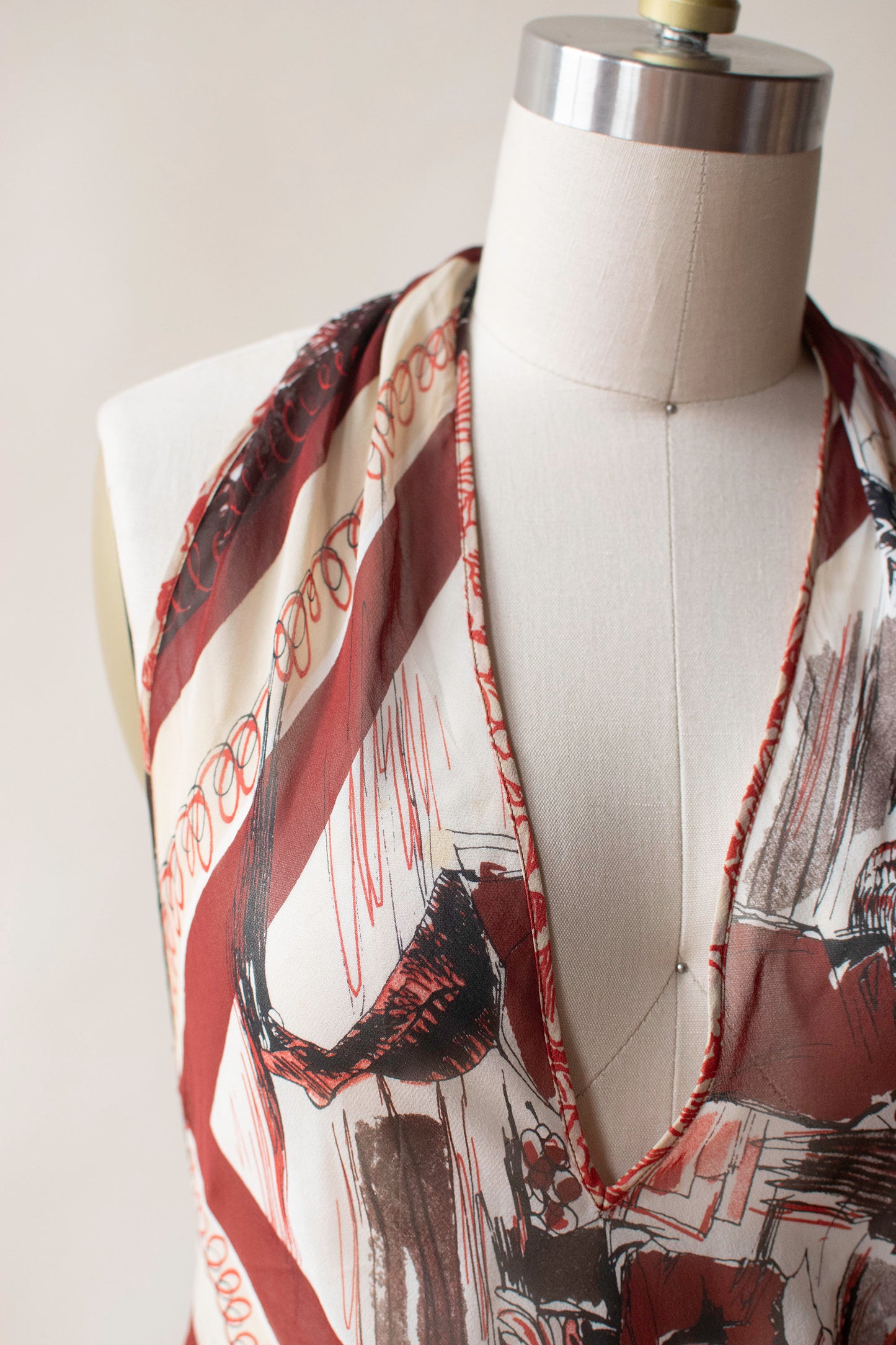 Chiffon Halter Dress | Jean Paul Gaultier SS 2001