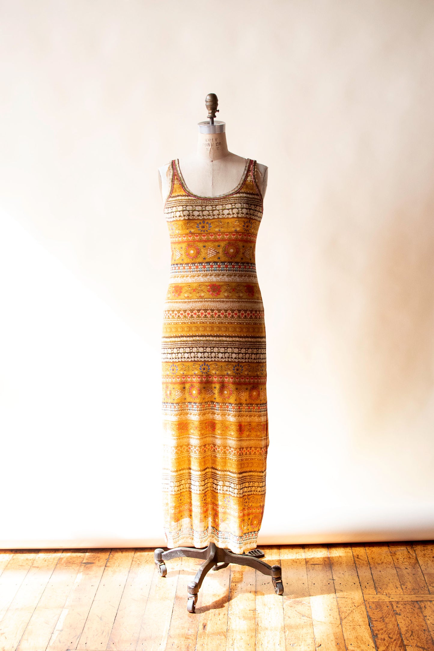 Jewel Print Mesh Dress| Jean Paul Gaultier