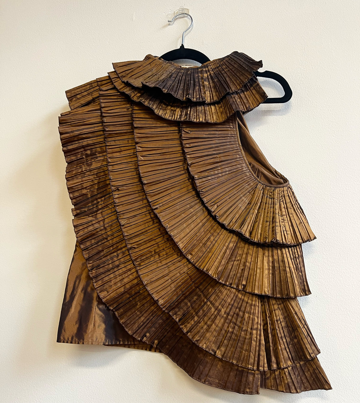 Pleated Silk Top | Krizia