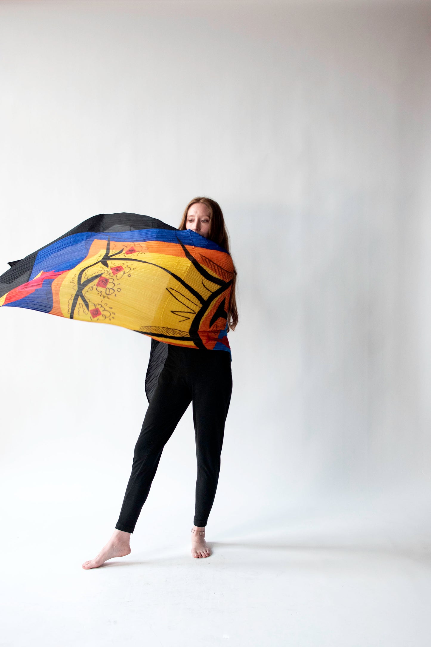 'Afternoon Tea' Convertible Shawl | Issey Miyake Pleats Please