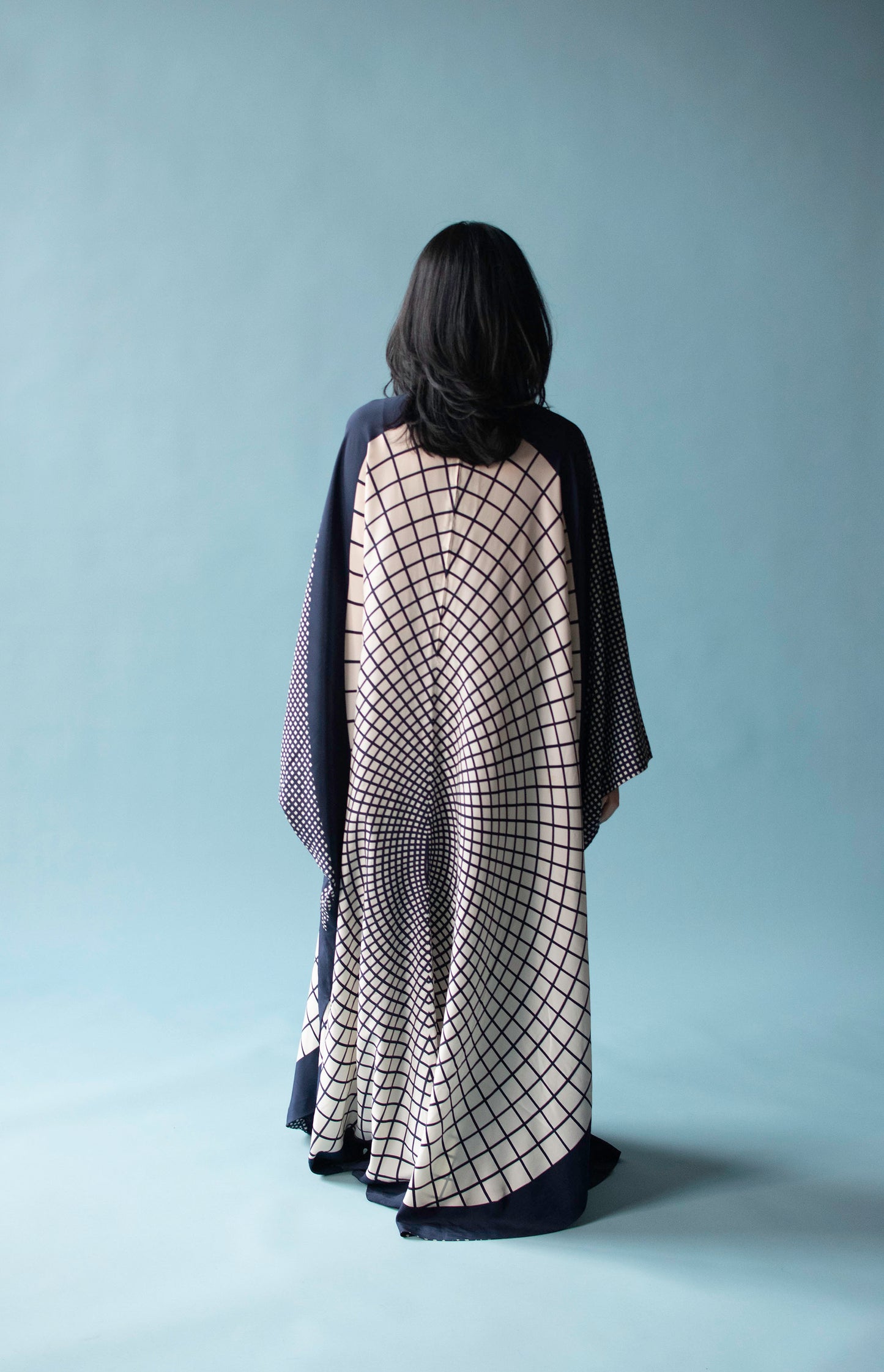 1970s Op Art Caftan