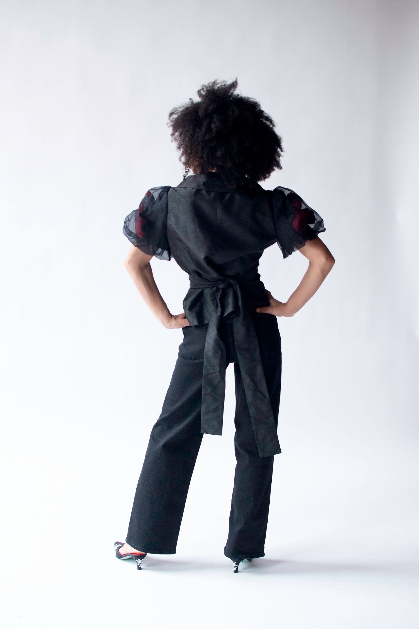 Rose Sleeve Jacket | Victor Costa