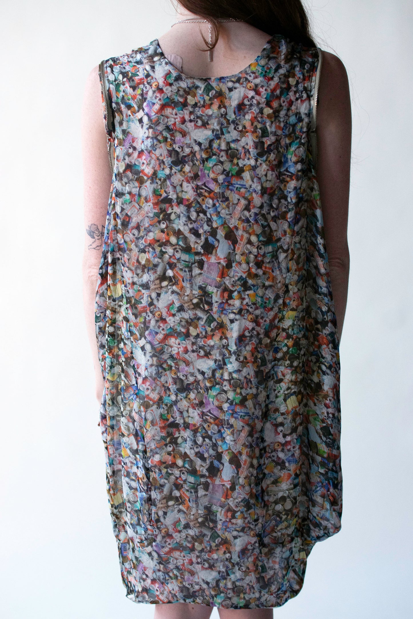 Trash Print Dress | Hussein Chalayan