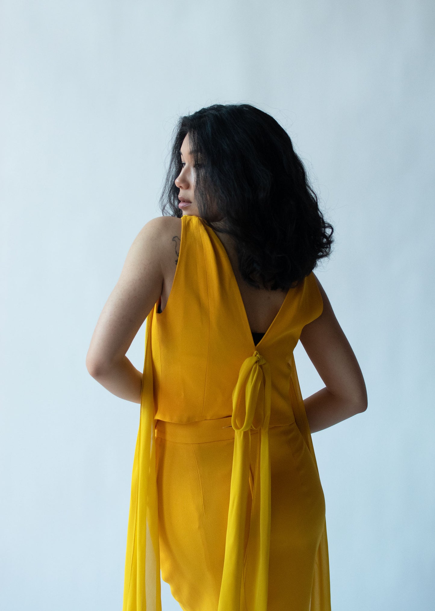 1990s Marigold Skirt Suit | Moschino Cheap & Chic