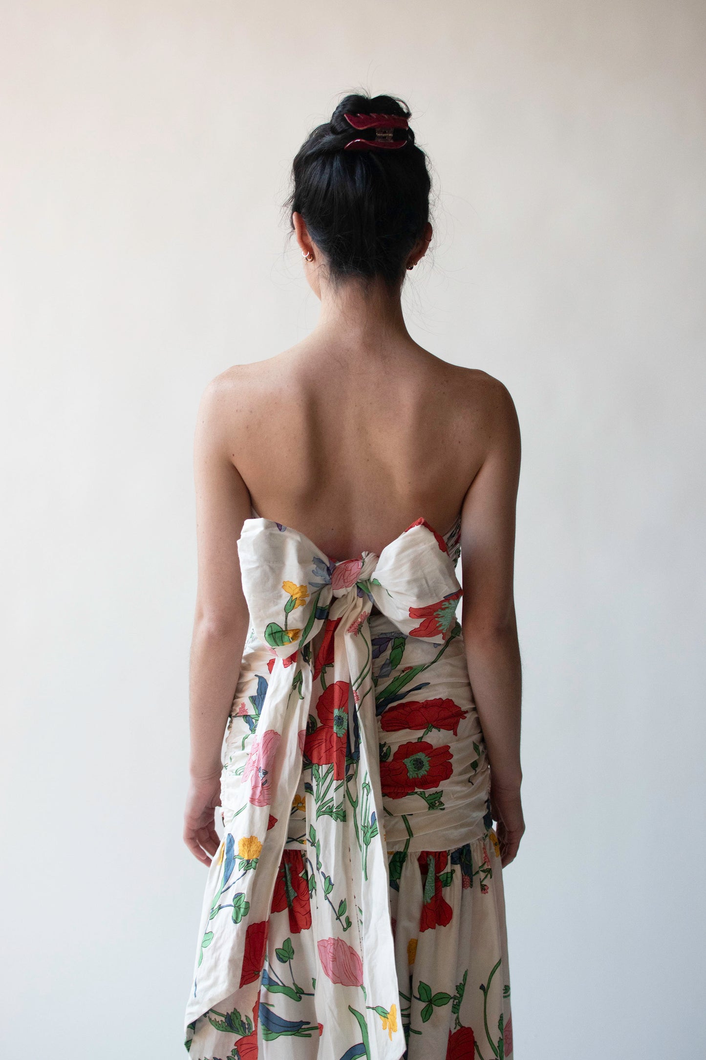 1980s Floral Print Dress | Jan + Christina Barboglio