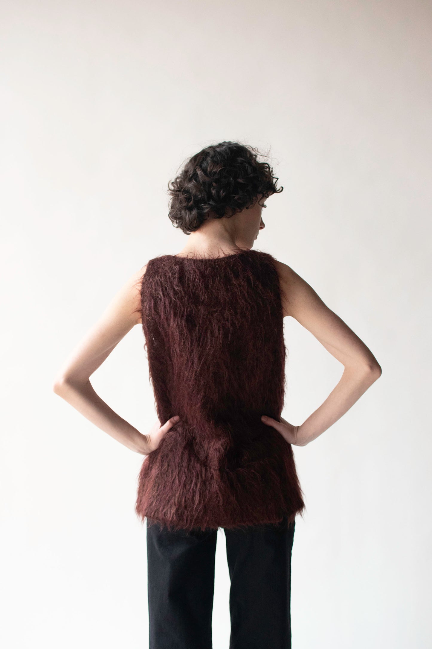 Mohair Vest | Romeo Gigli for Callaghan 1994