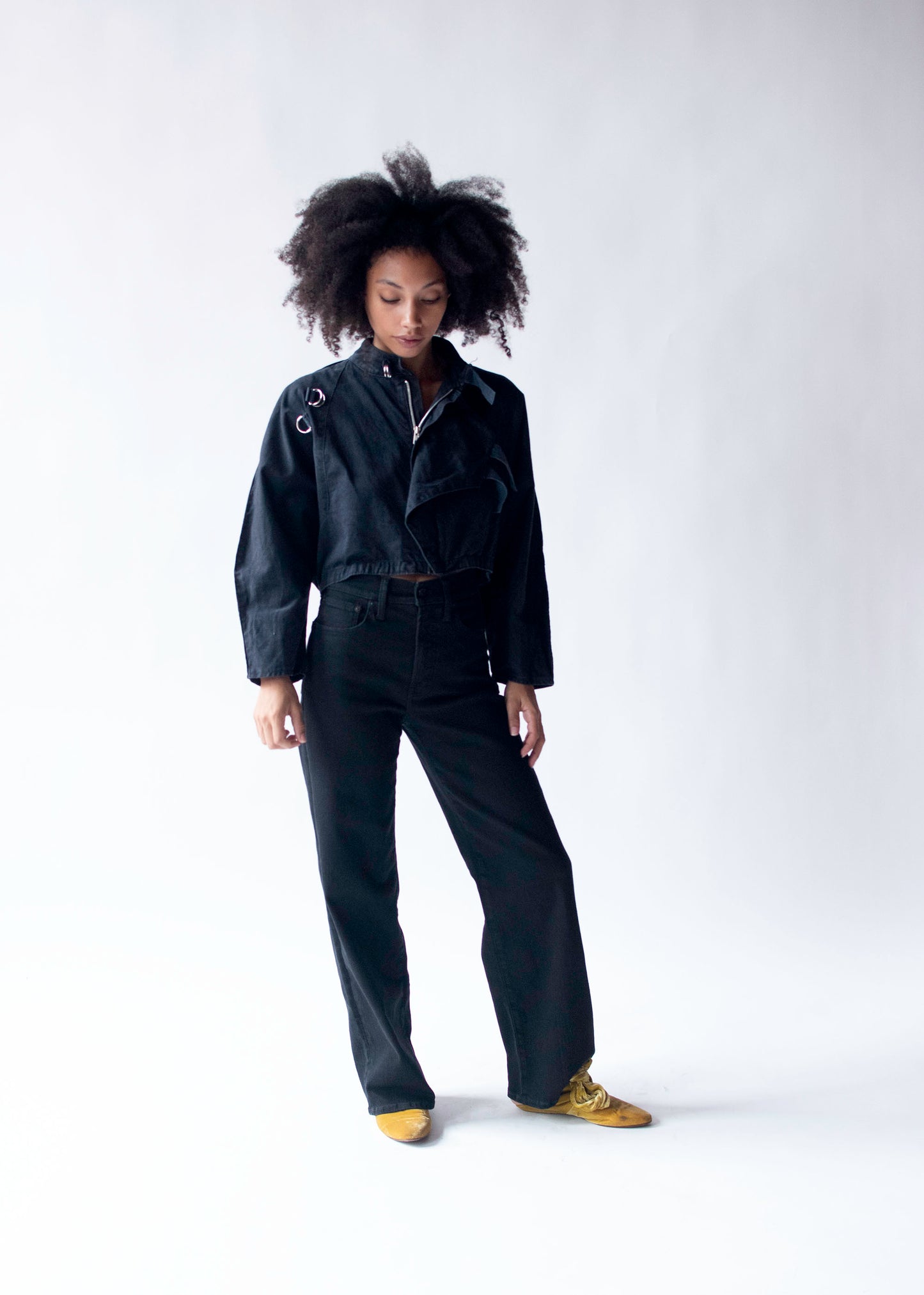 Cropped Cotton Jacket | Tiger London