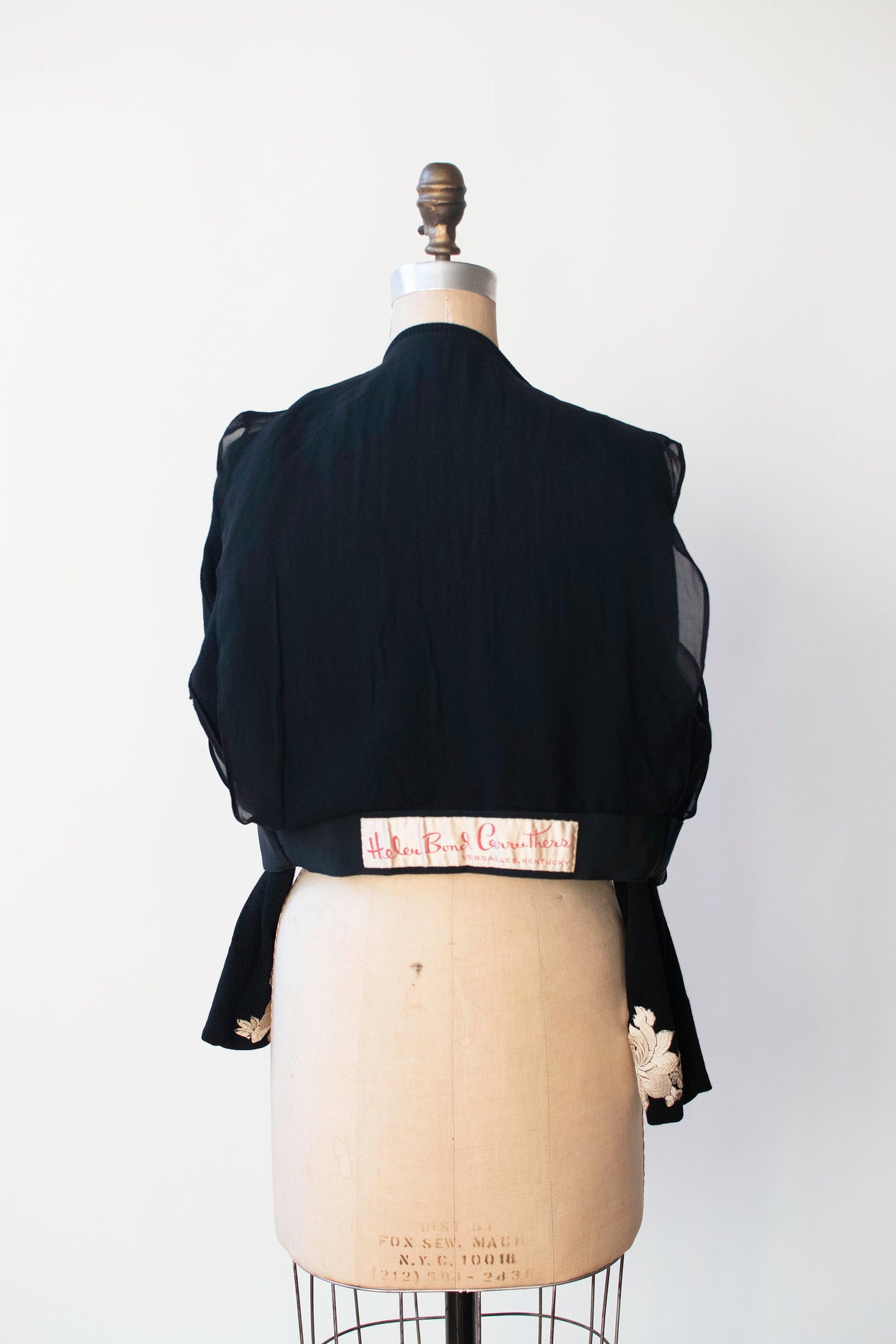 1950s Embroidered Cashmere Cardigan | Helen Bond Carruthers