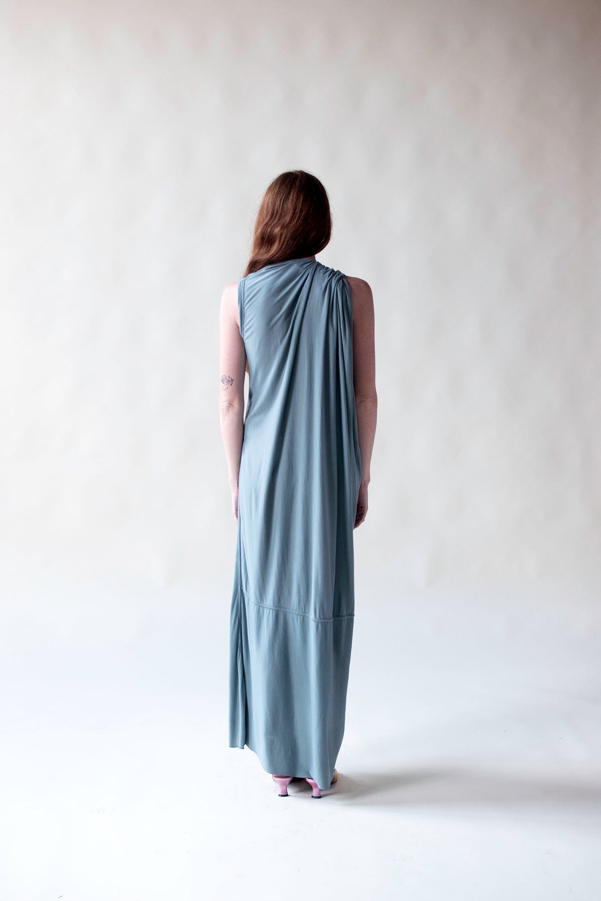 Steel Blue Jersey Dress | Rick Owens Lillies