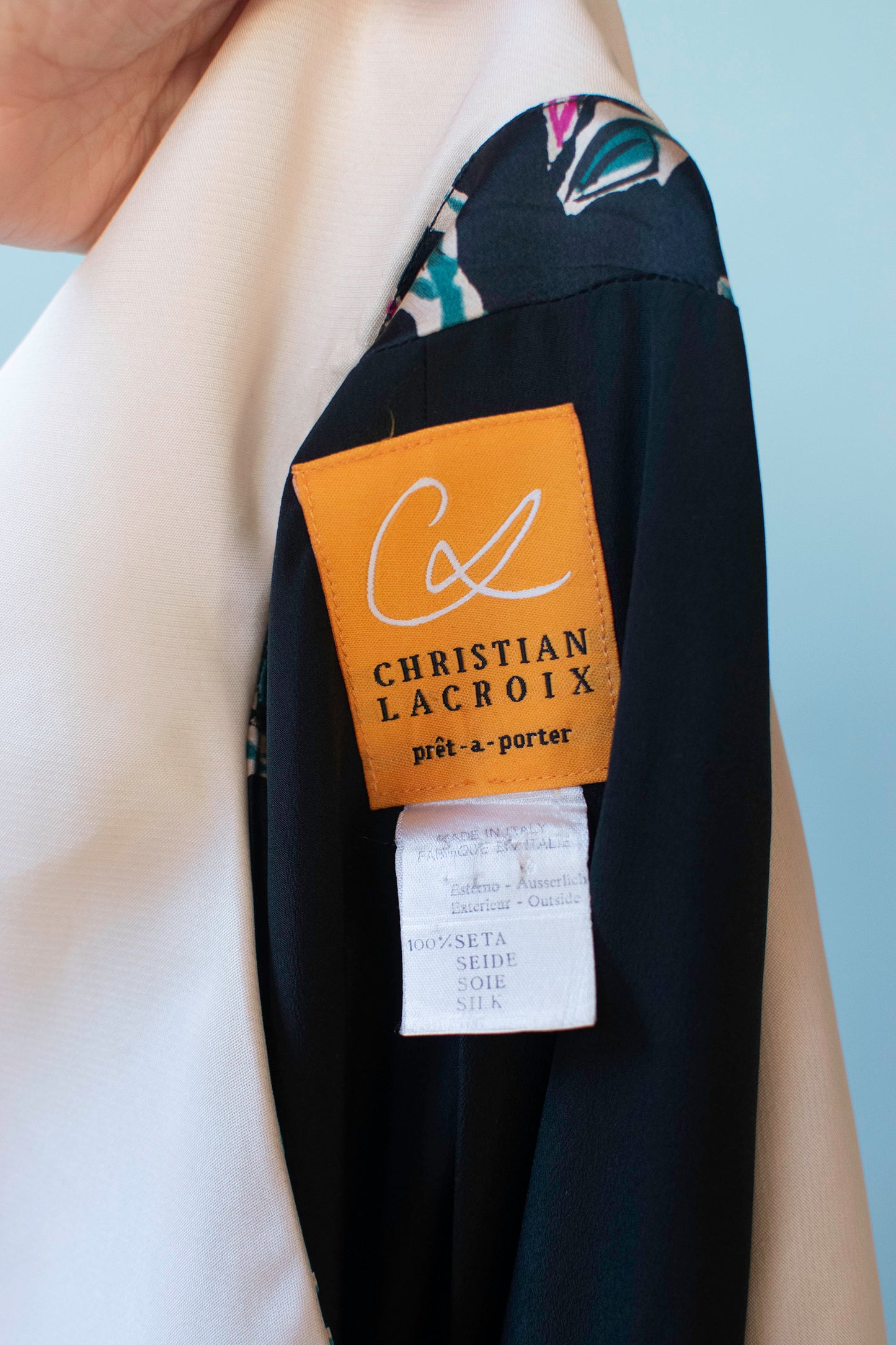 Cherub Print Dress | Christian Laxroix
