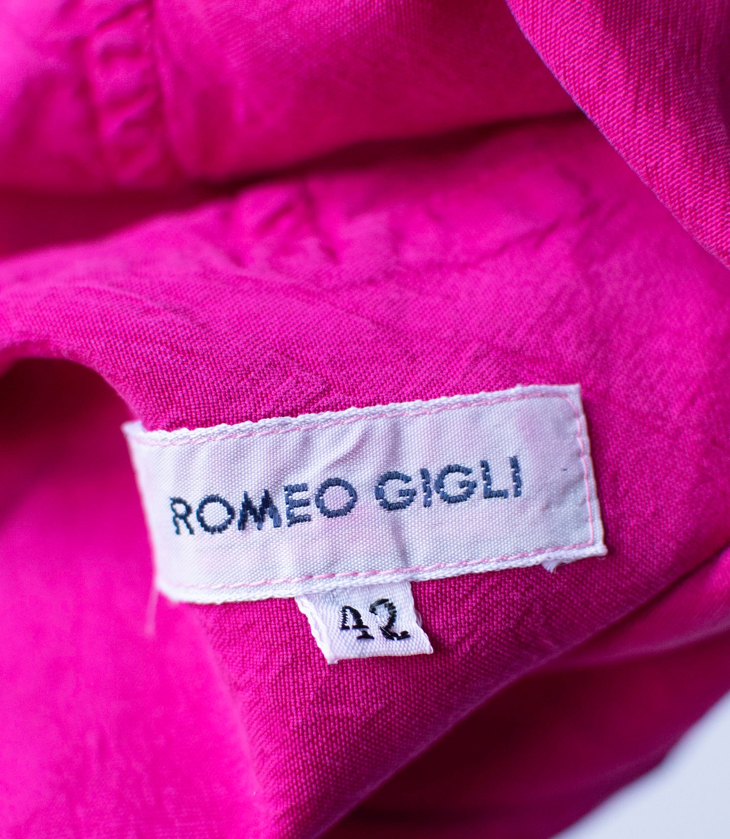 Magenta Button Up | Romeo Gigli
