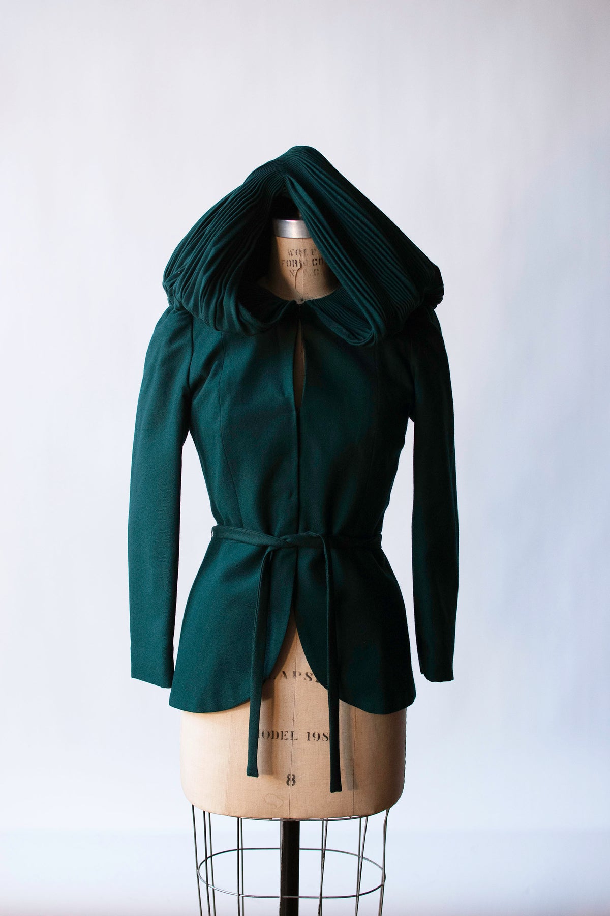 Hooded Green Jacket | Thea Porter