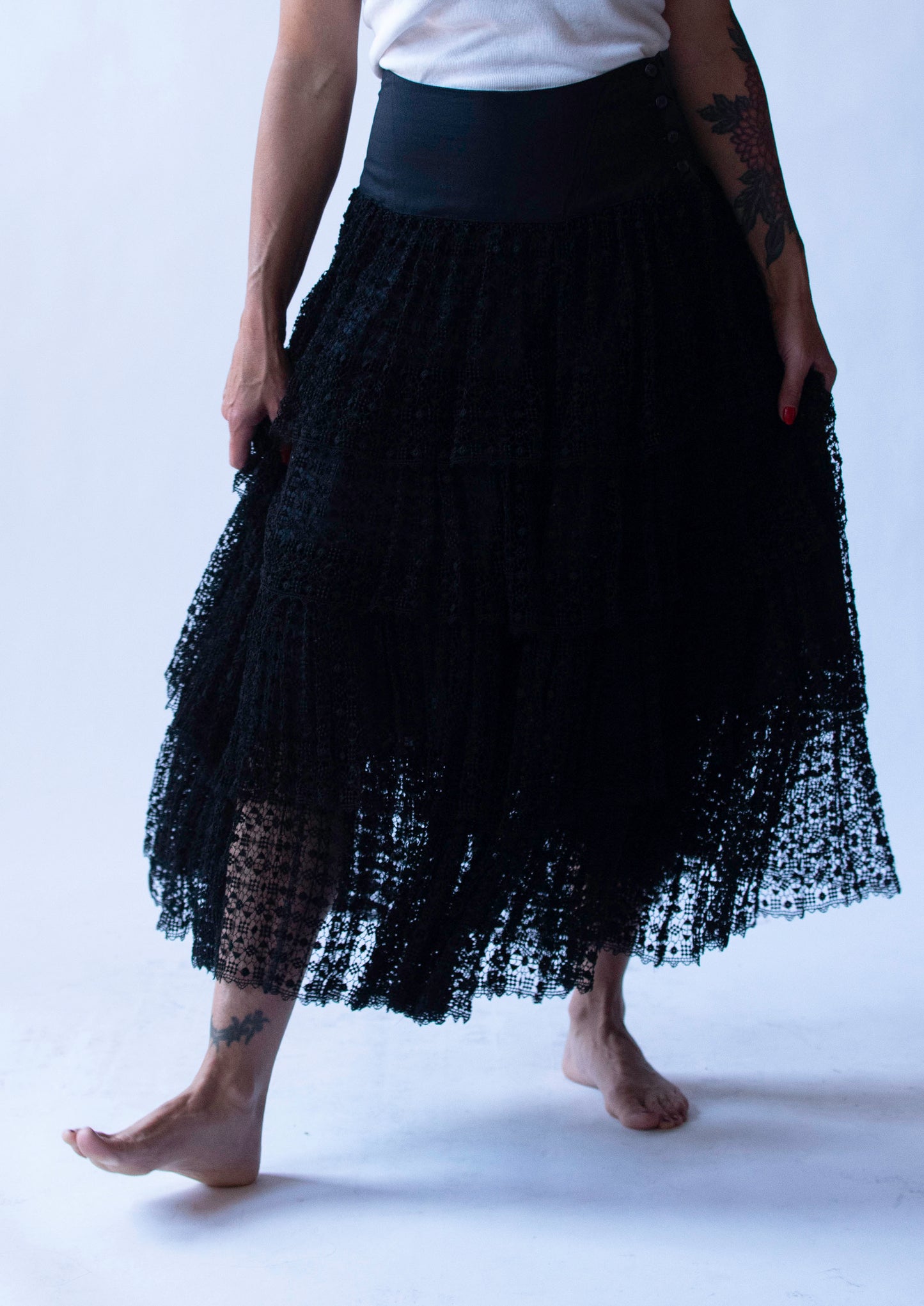 Lace Skirt | Romeo Gigli for Callaghan 1990