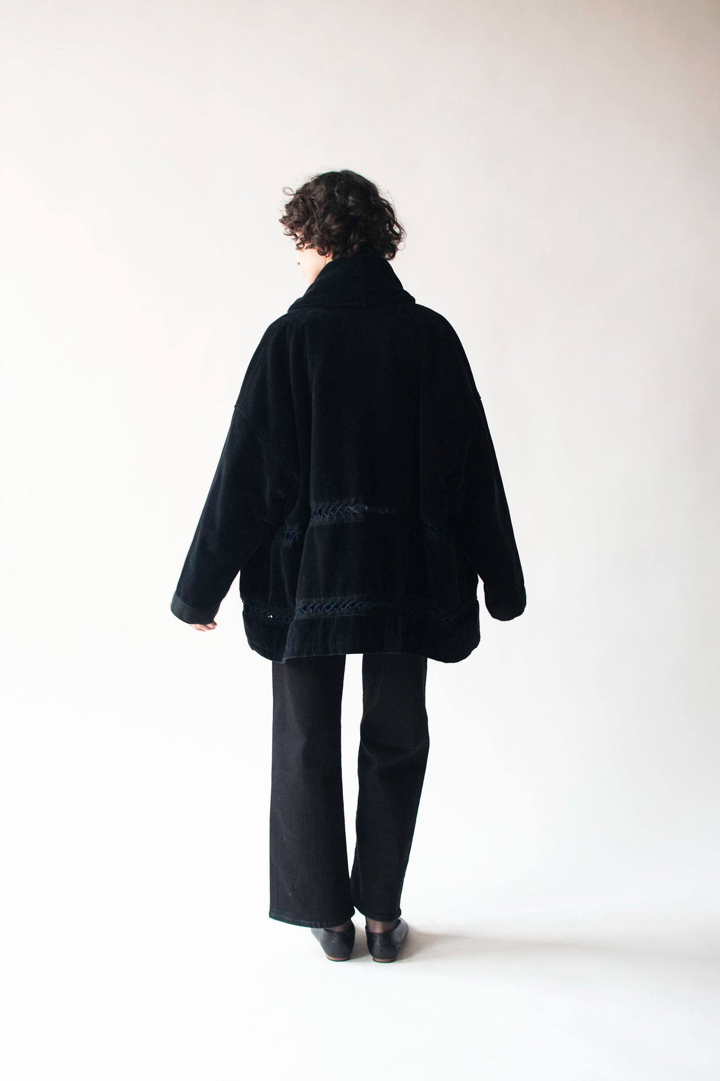 Velvet Shawl Collar Coat | G Gigli