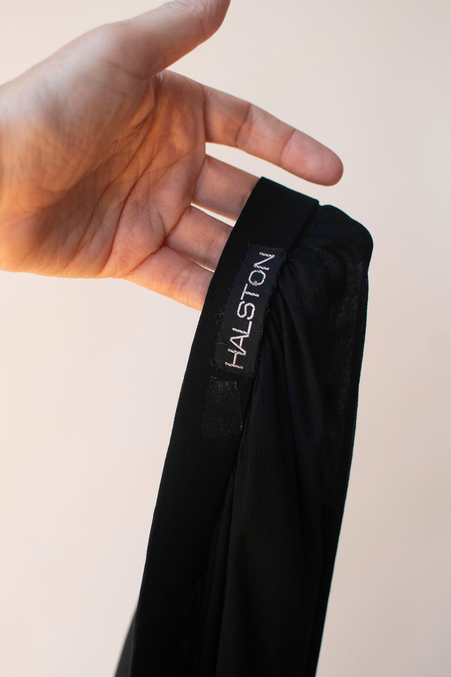 Black Chiffon Skirt | Halston