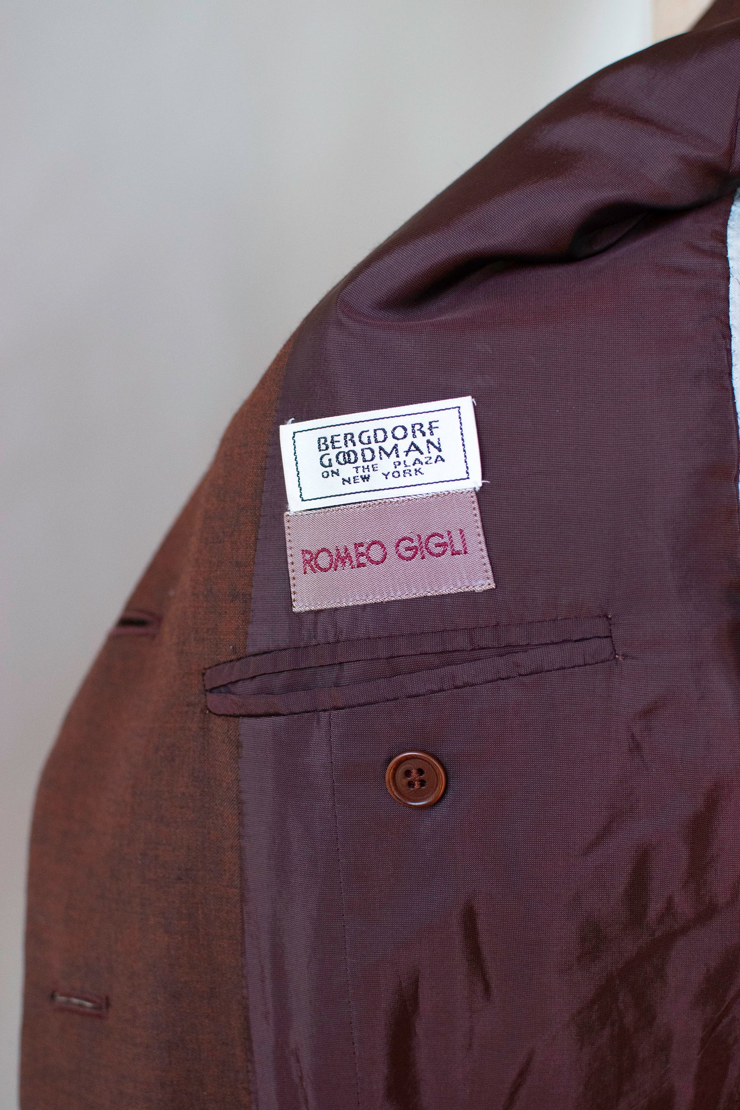 Brown Suit | Romeo Gigli 1993