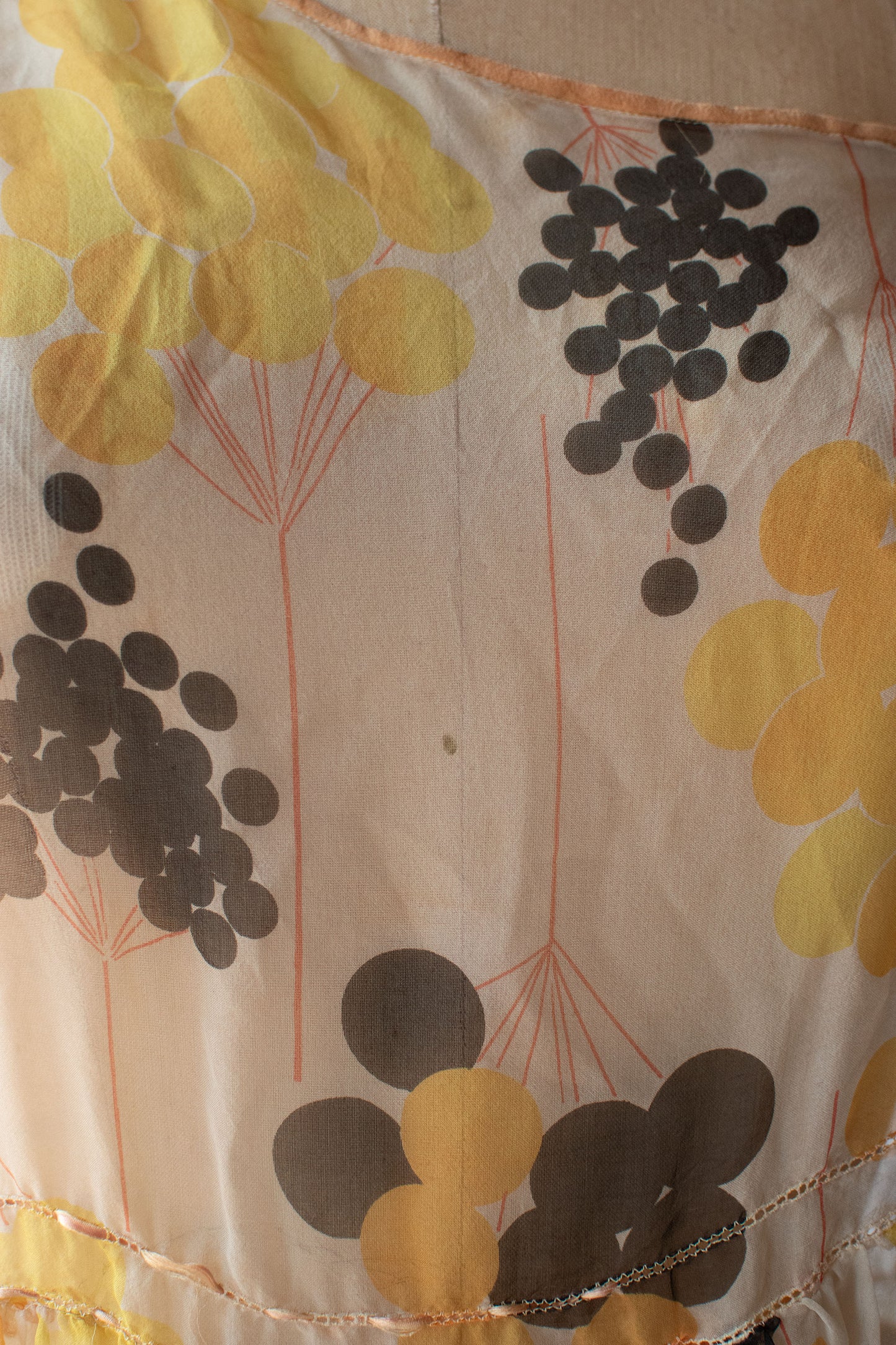 1930s Chiffon Dress