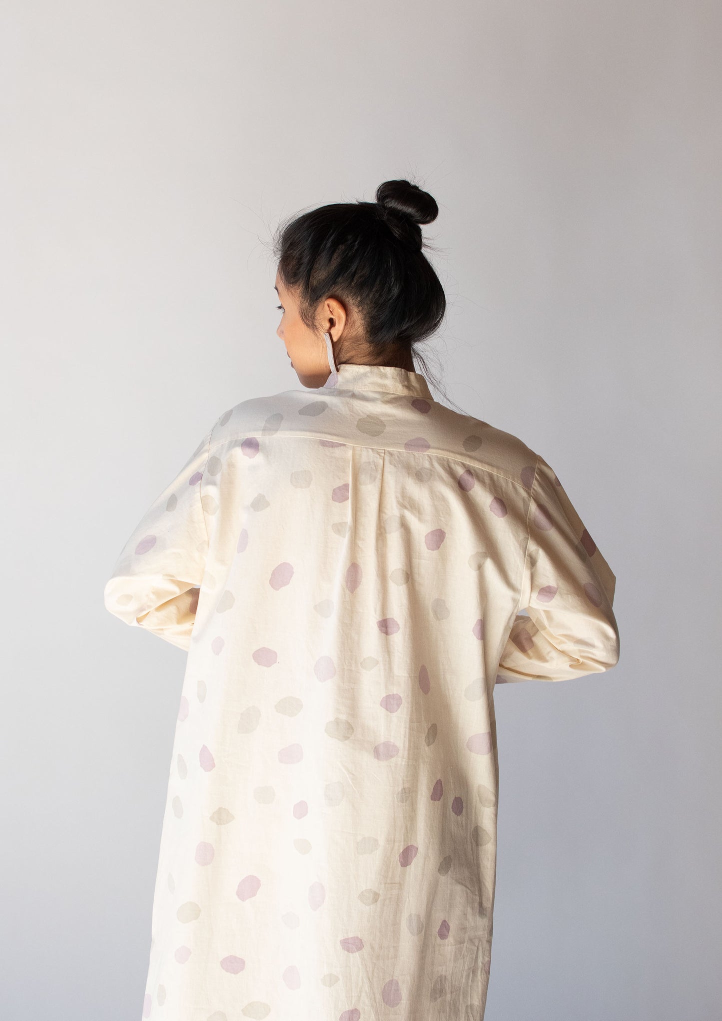 1970s Cream Shirt Dress | Marimekko