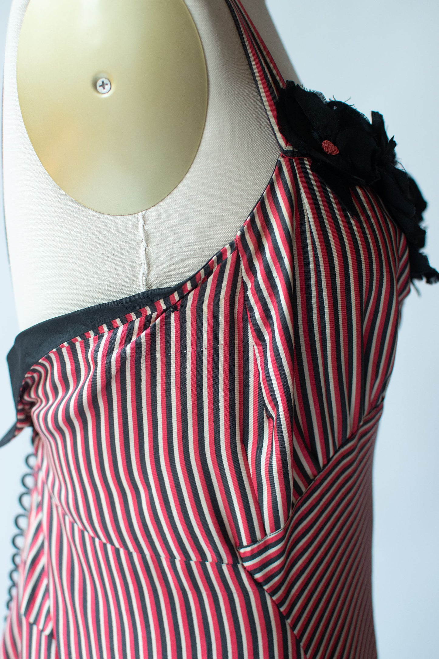 1930s Striped Sundress