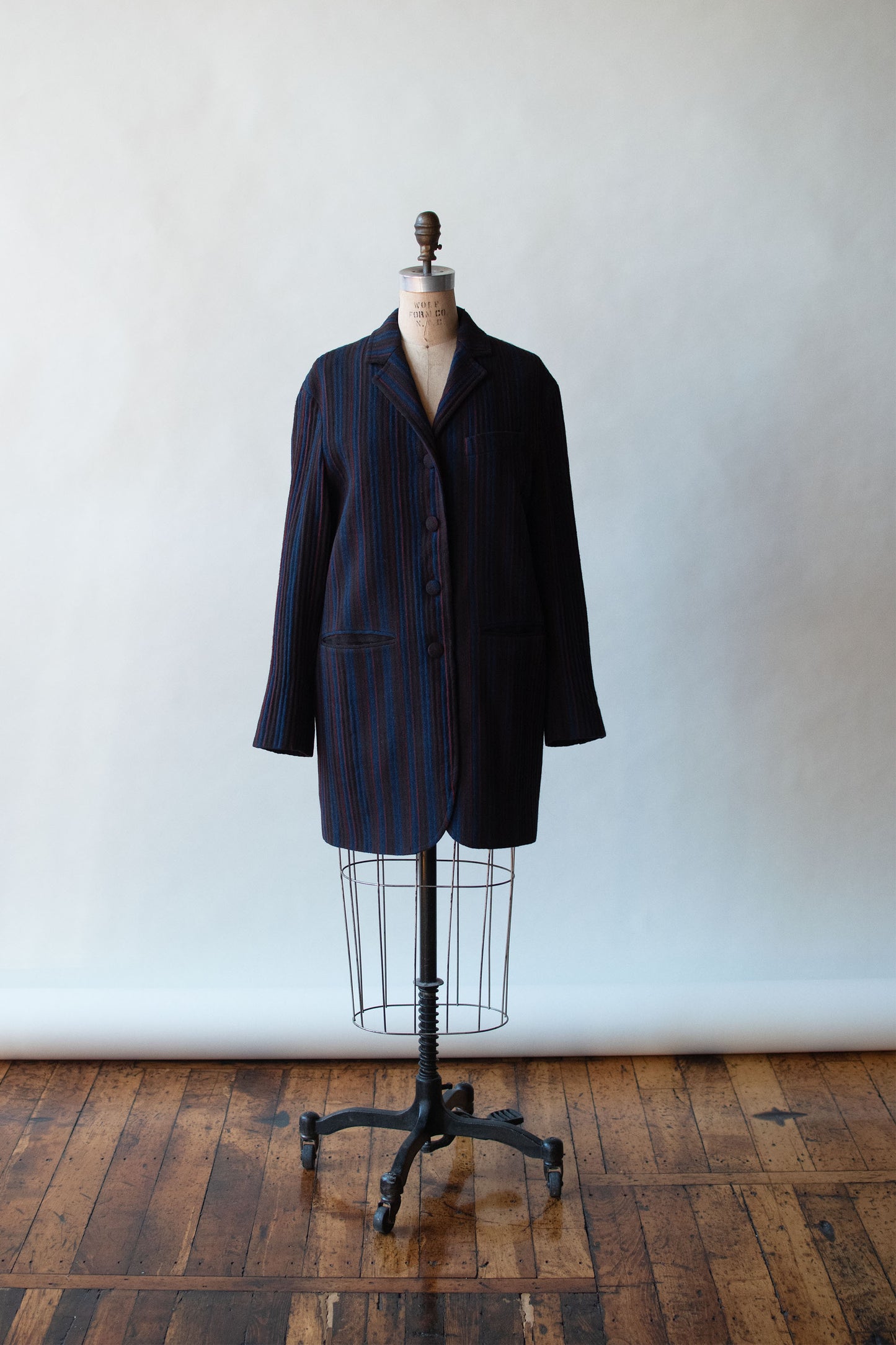 Blue Pinstripe Blazer | G Gigli